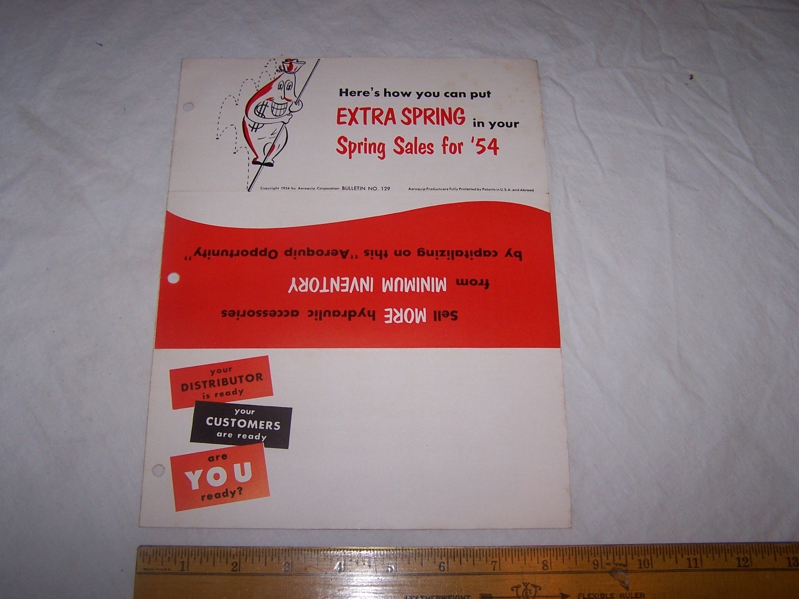 1954 Vintage AEROQUIP FARM KITS Brochure JACKSON MICHIGAN