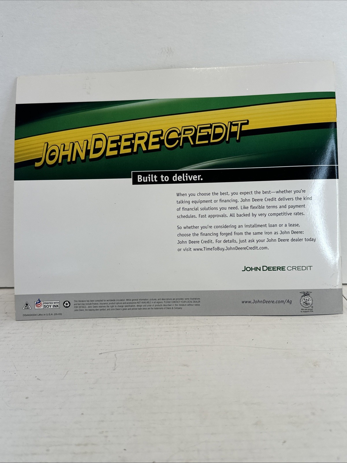 John Deere 7220 7320 7420 7520 Tractor for 2005 Brochure