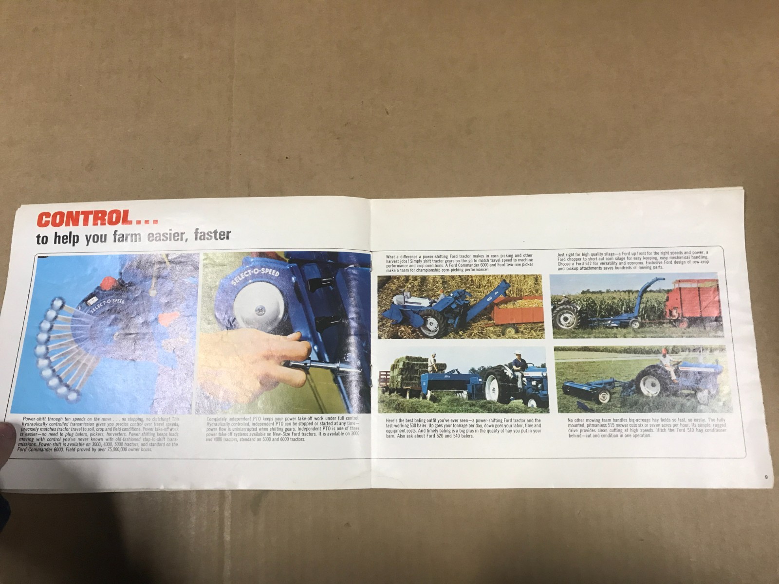 Vintage Compare New-Size Ford Tractors Salesman Brochure “Heavier, Stronger”