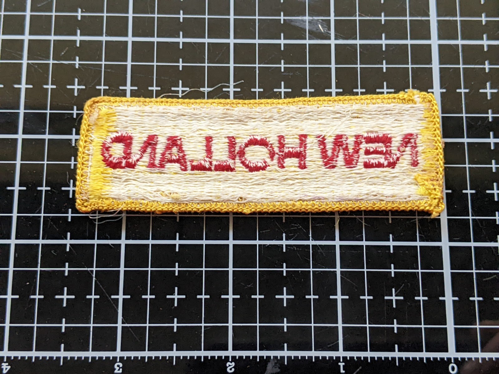 Vintage New Holland machinery Cloth patch