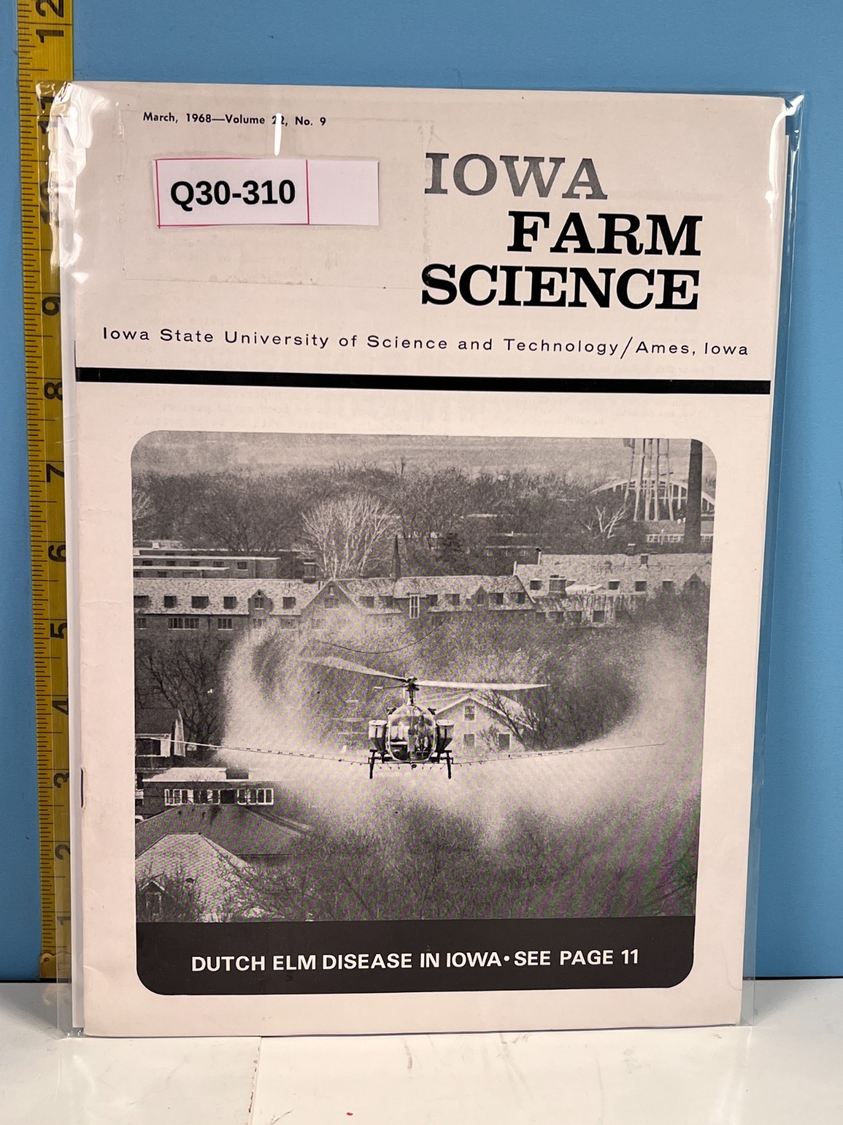 March 1968 Iowa Farm Science Iowa State U. Science & Technology Dutch Elm