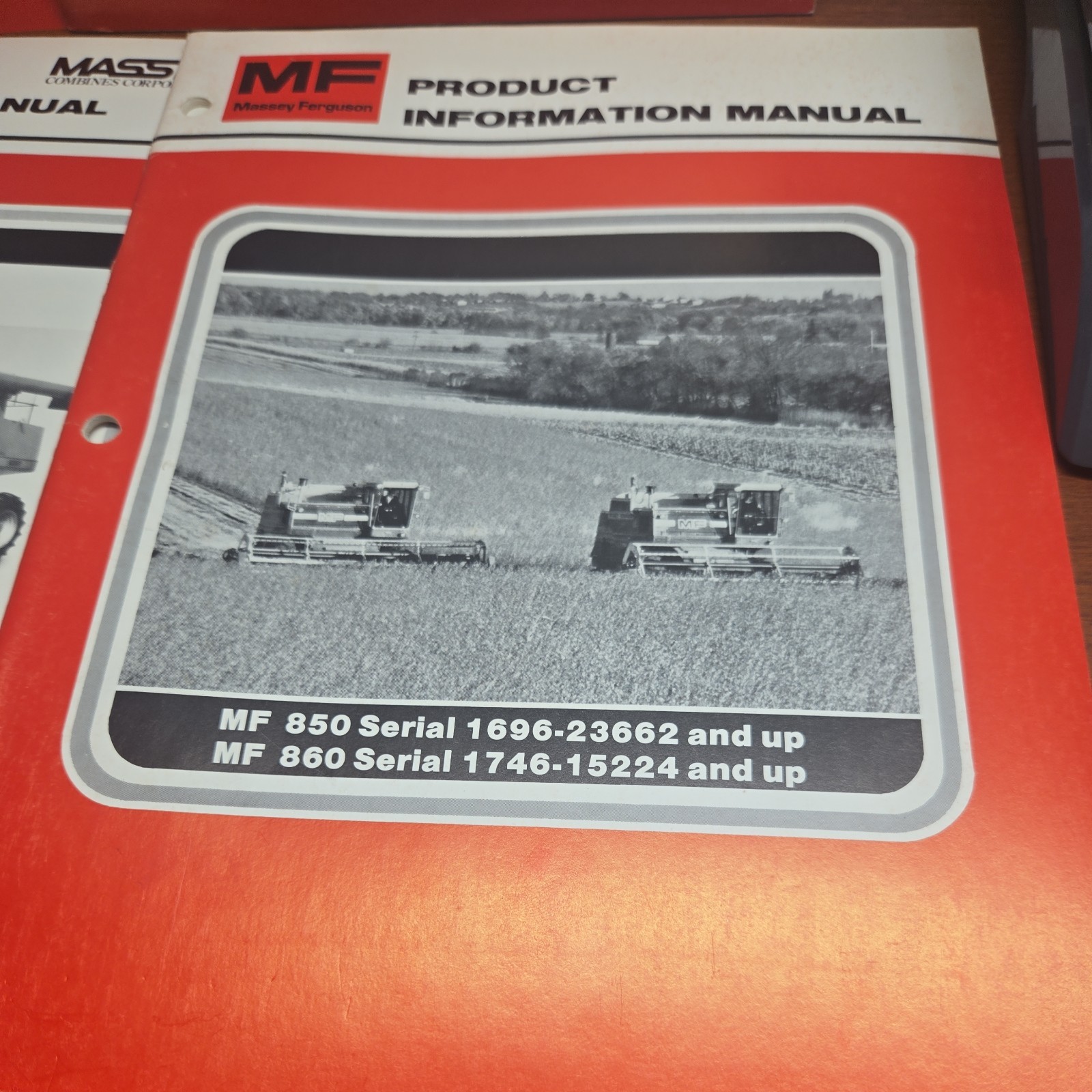 Massey Ferguson MF 540, 850, 1100, COMBINES Product Information Manual Lot of 7