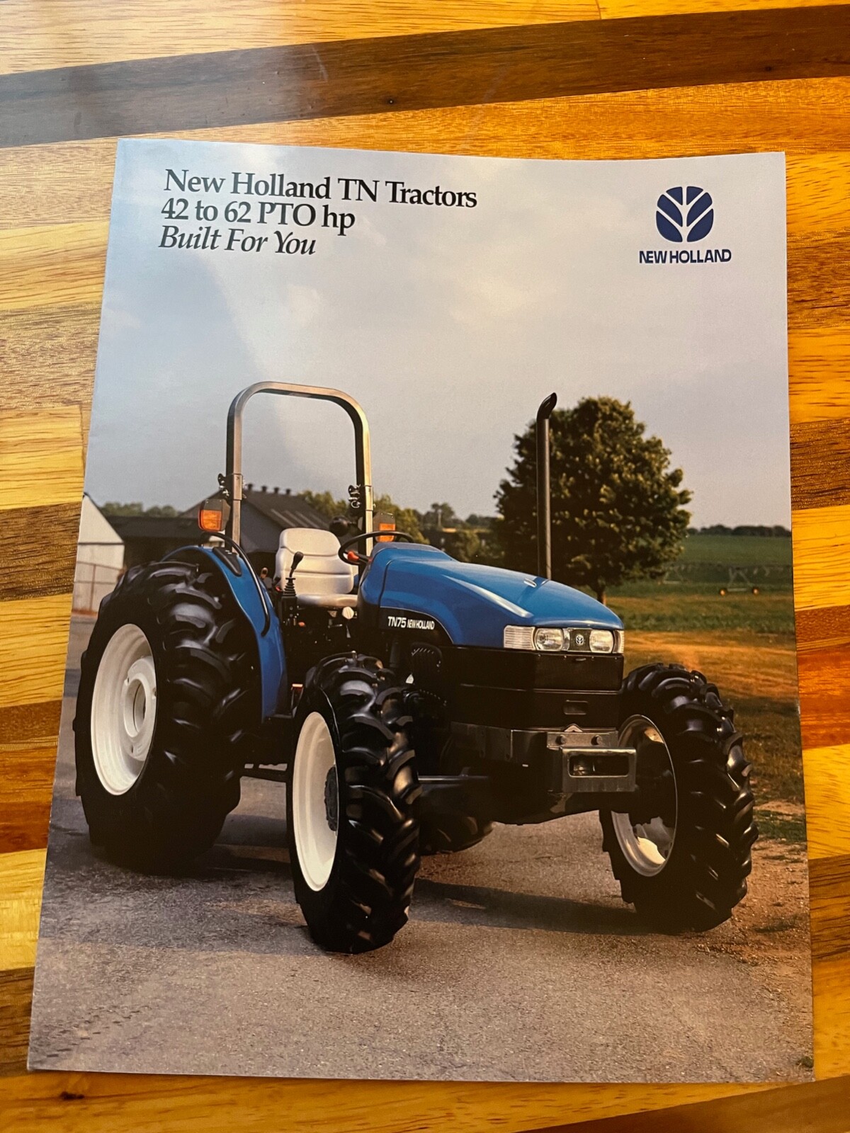 New Holland 42 to 62 PTO HP TN Tractors Color Brochure 8 Pages