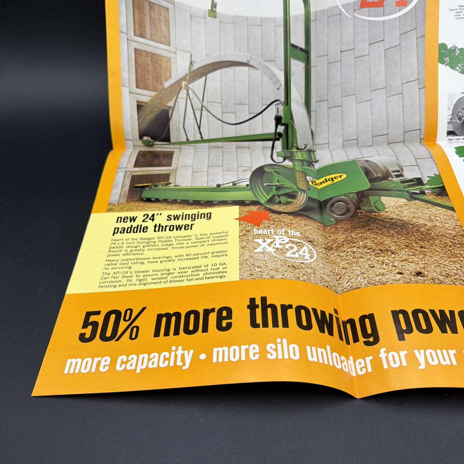 Vintage Badger XP 24 With 50% More Throw Power Brochure