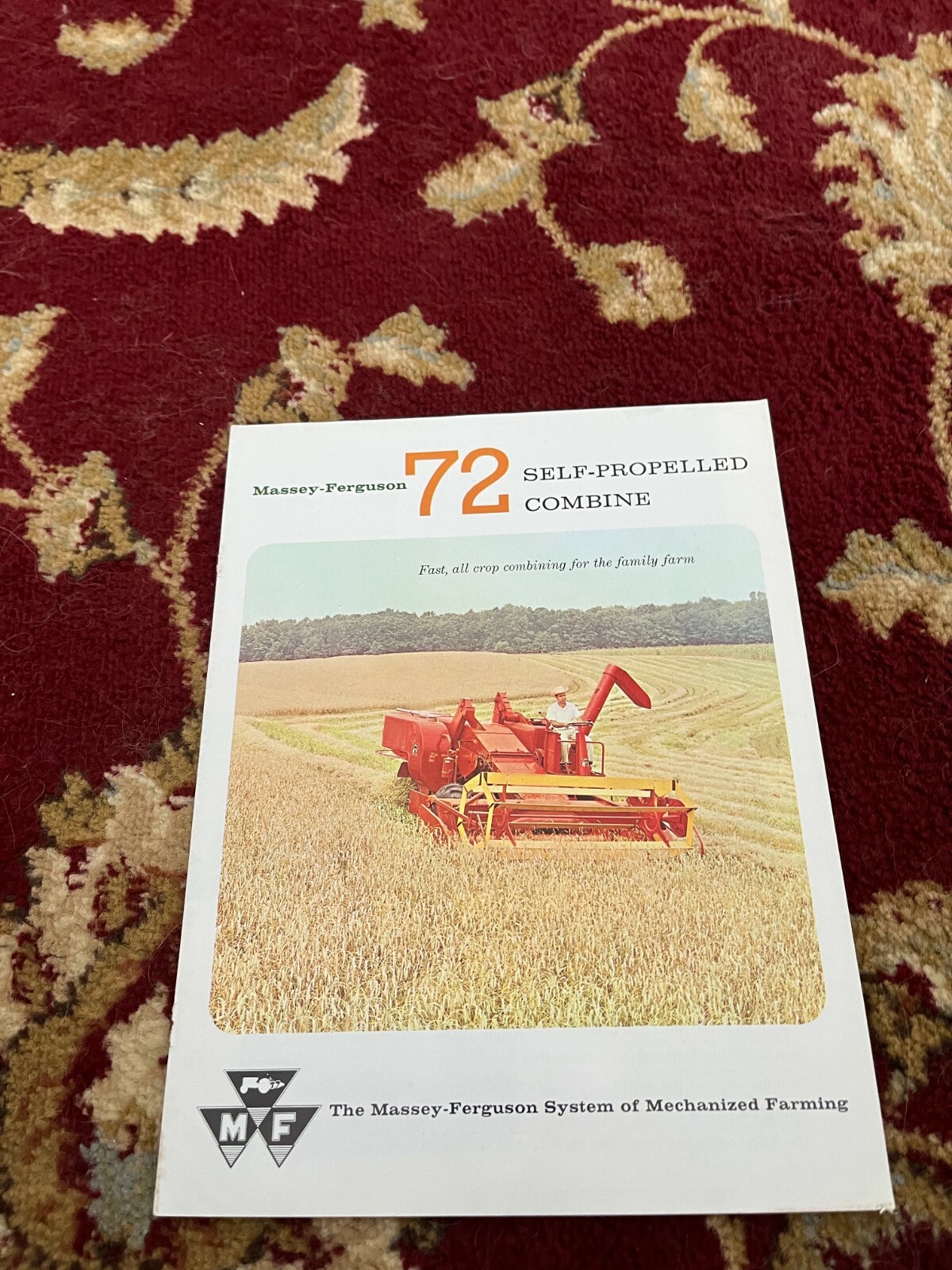 Massey Ferguson 72 Combine Brochure FCCA