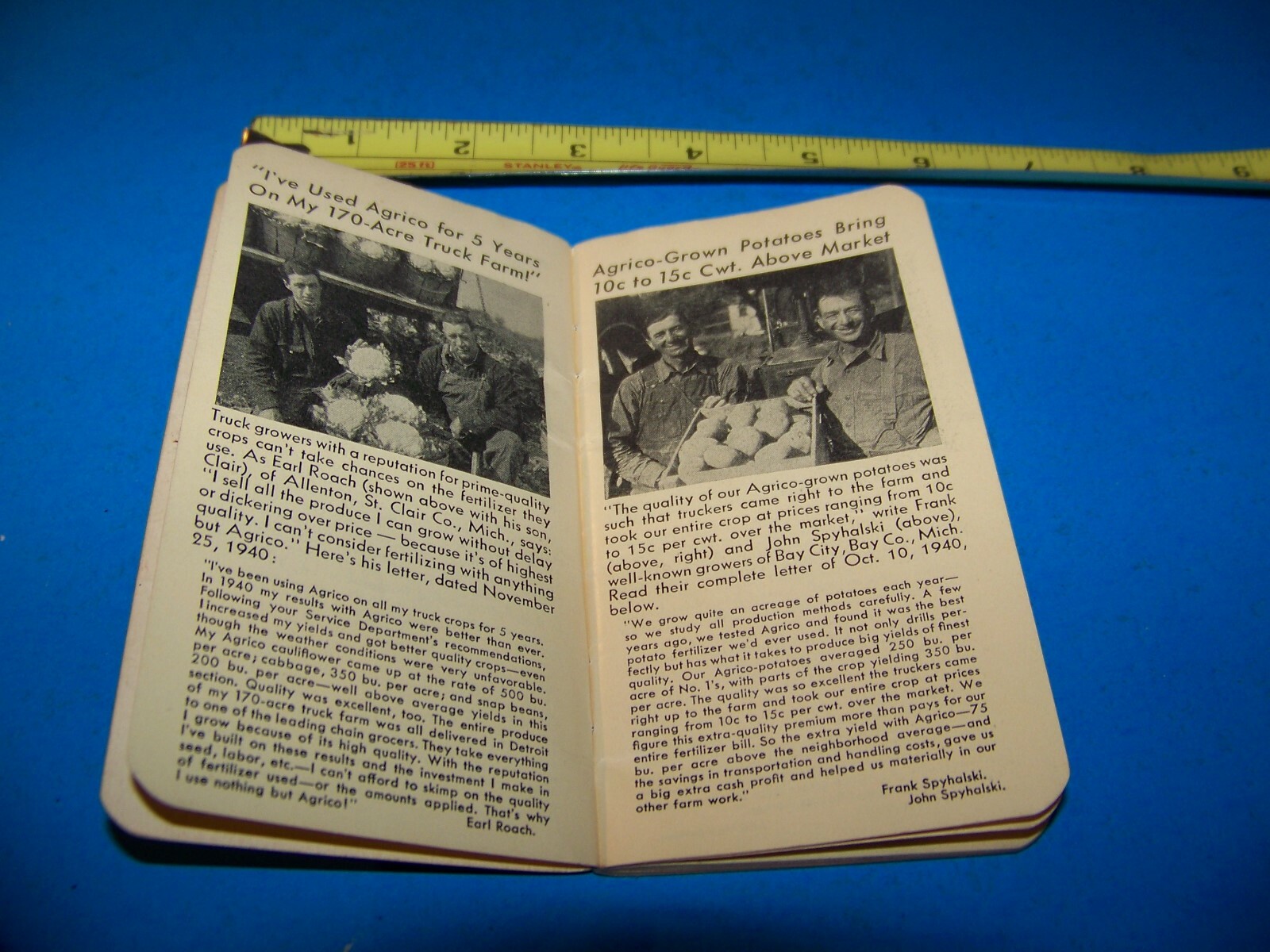 Agrico Fertilizer “Daily Reminder” Memo Booklet Vintage 1941