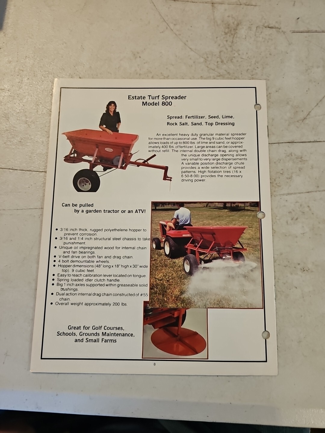 1985-86 Country Manufacturing Small Farmer’s Products Catalog. Fredericktown, OH