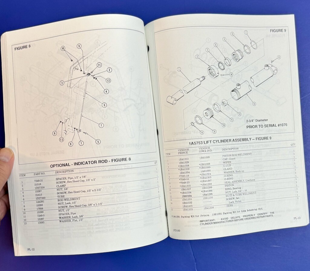 Farmhand XL 940 Loader Parts Setup & Operators Manual