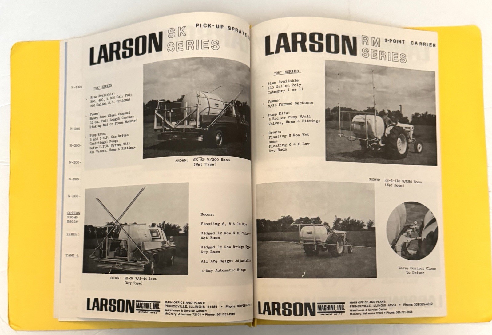 Vintage 1979 Larson Machine Catalog Agricultural Farming Equipment Catalog Price