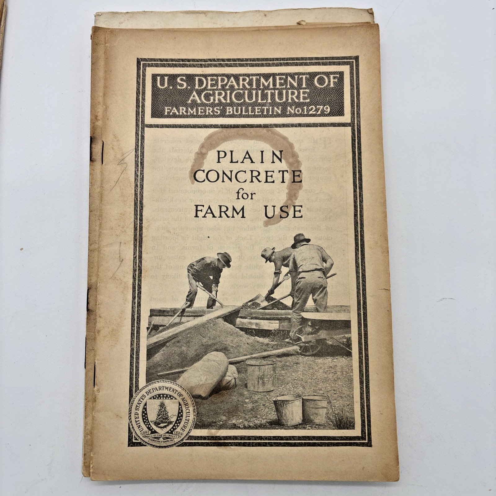1898, 1900’s-1930’S U.S DEPARTMENT OF AGRICULTURE FARMERS’ BULLETINS LOT OF 14