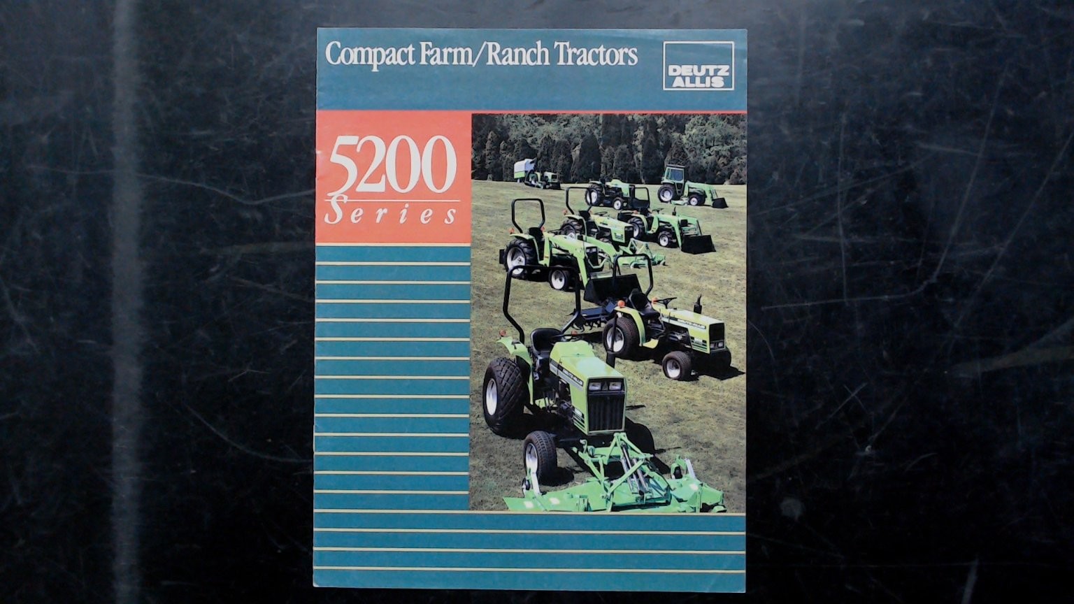 Deutz Allis 5200 Series Compact Farm Ranch Tractors Brochure Vintage