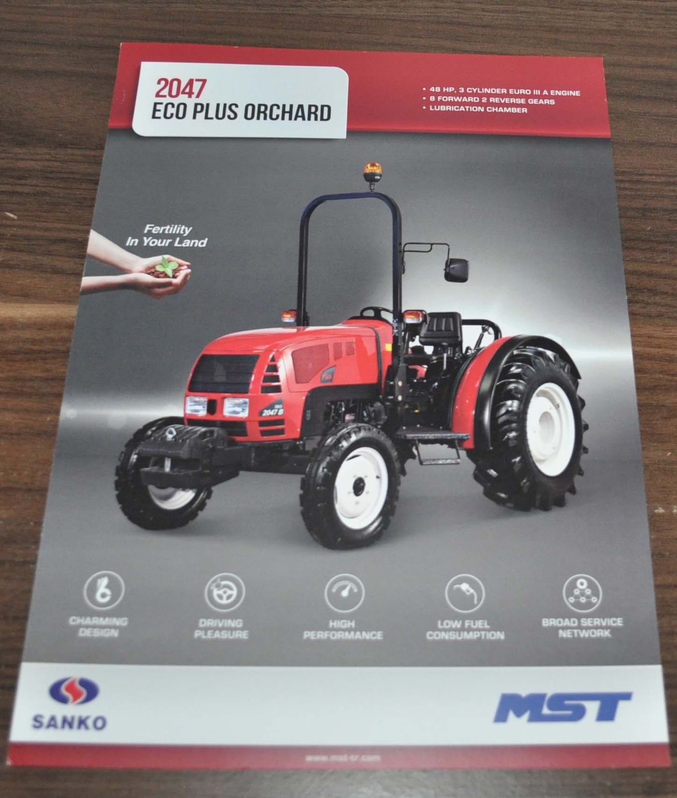 MST 2047 Eco Plus Tractor Sanko Turkey Brochure Prospekt