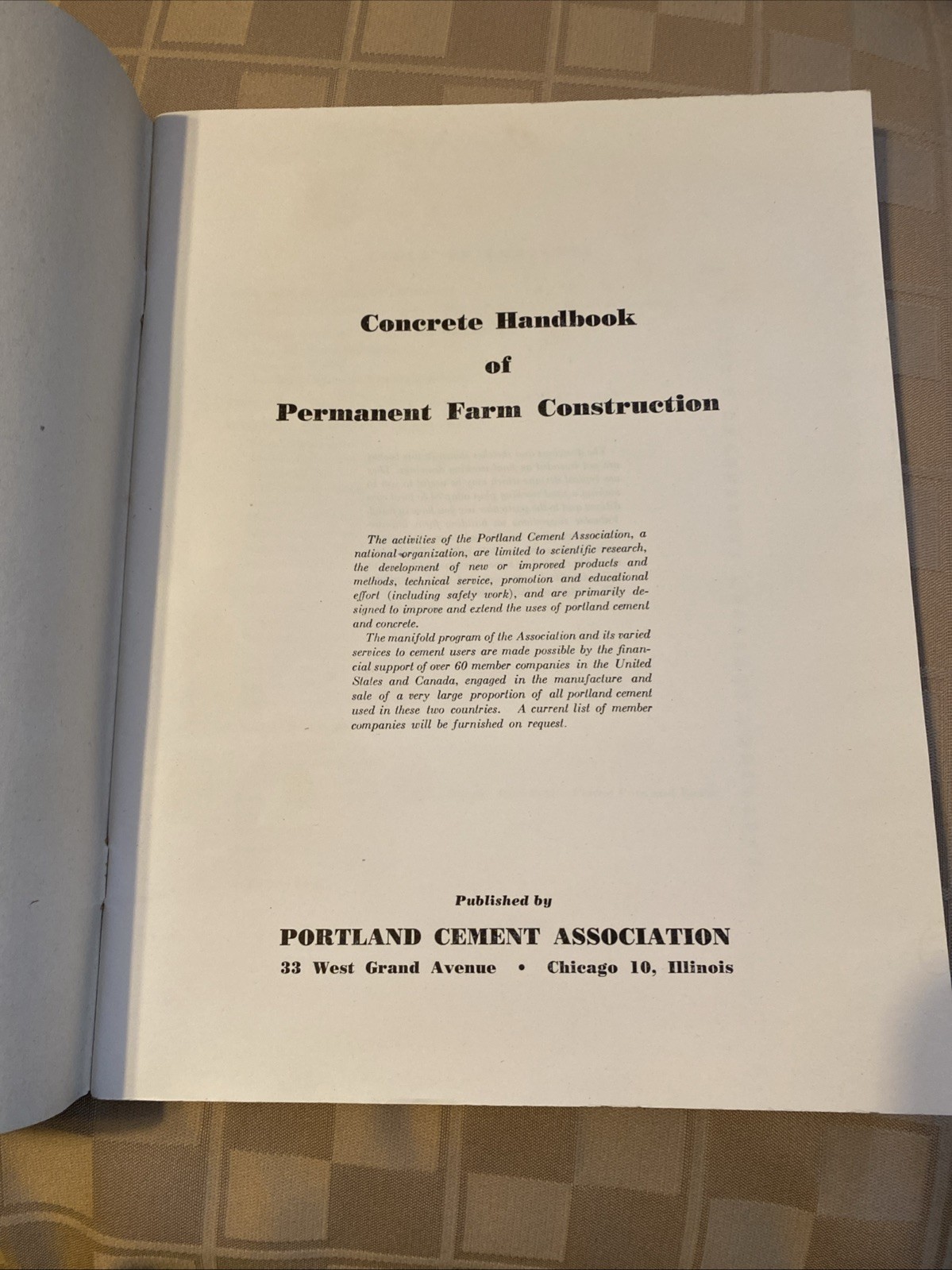 Vintage Farming Using Concrete Booklets Lot
