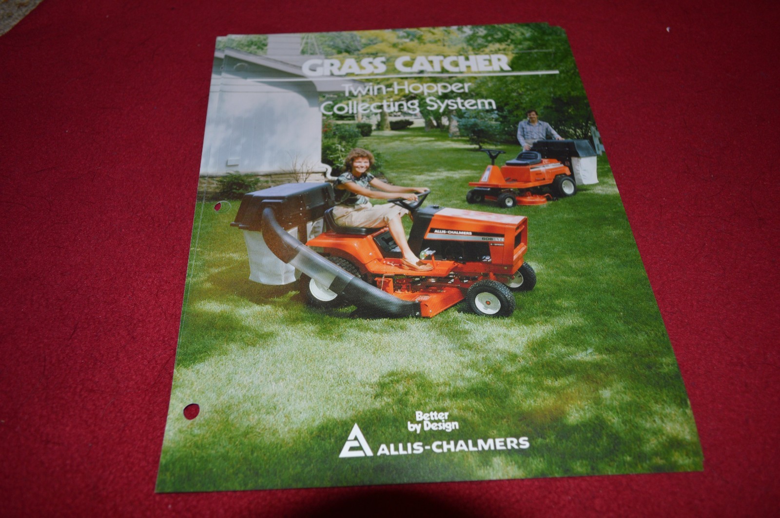 Allis Chalmers Grass Catcher For Lawn Tractor Dealer’s Brochure DCPA