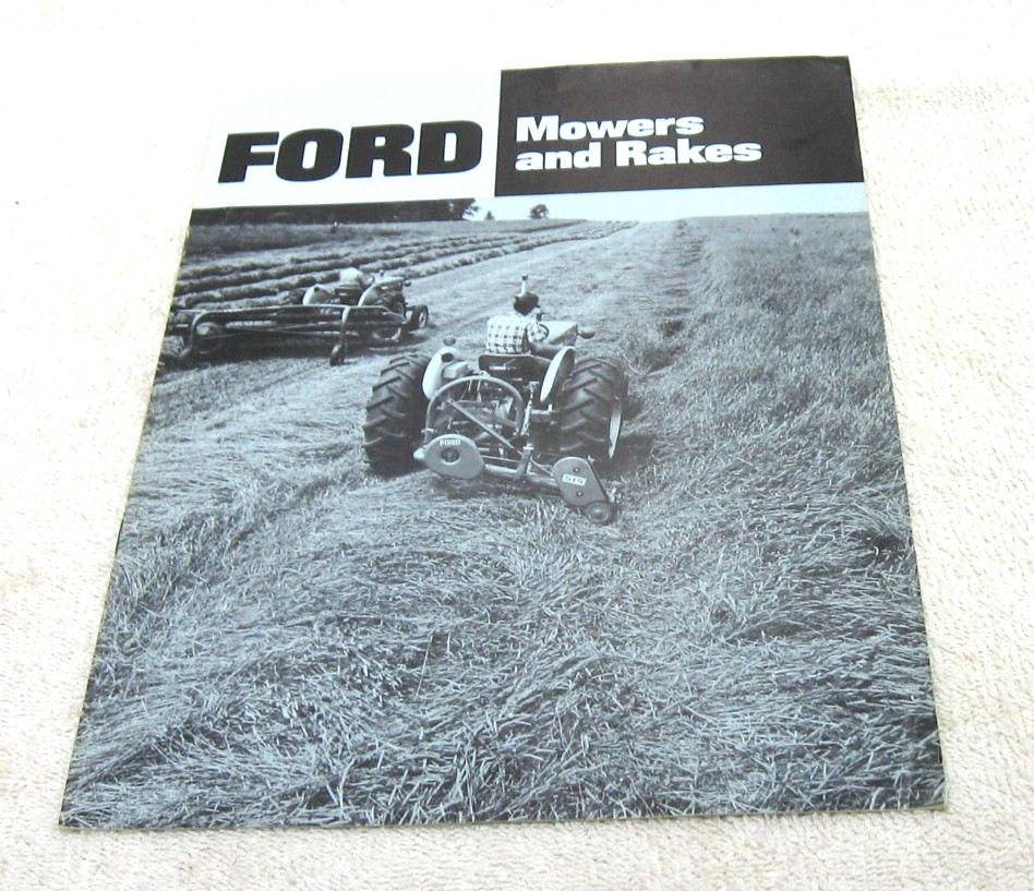 VINTAGE FORD TRACTOR MOWERS & RAKES BROCHURE 501 503 508 515