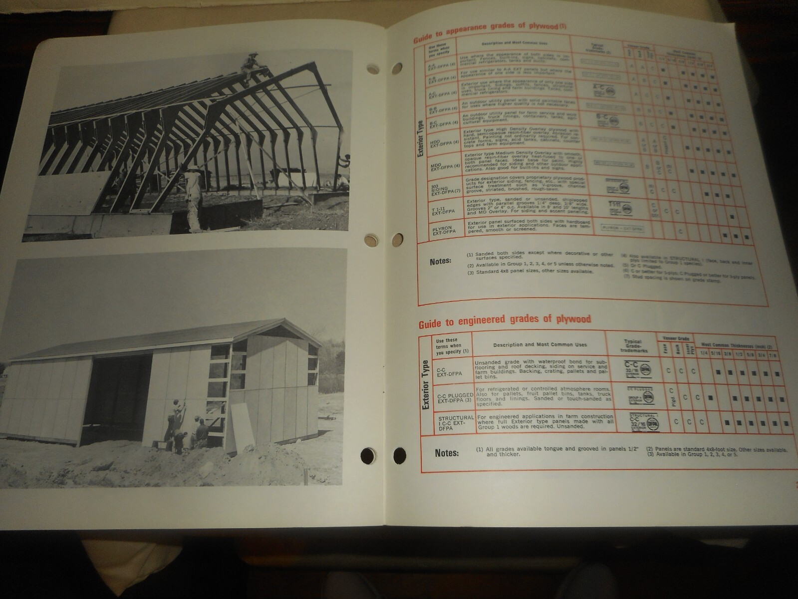Exterior Plywood in Farm Construction Handbook 1971 Swine Housing Poultry Dairy