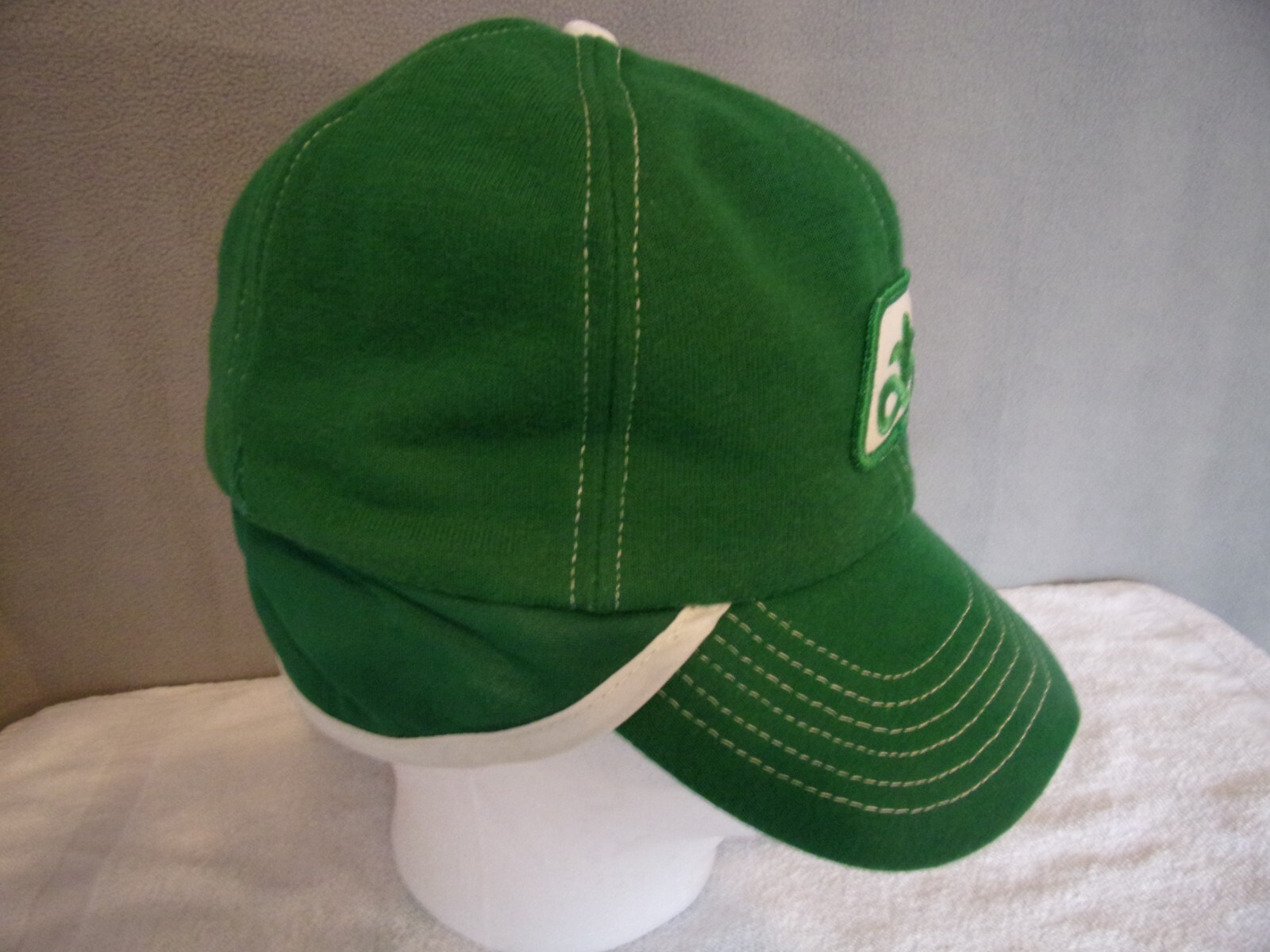 Vintage ~ “Pioneer Seed” Ear Flap Farmer Hat Trucker Cap Medium by Swingster USA