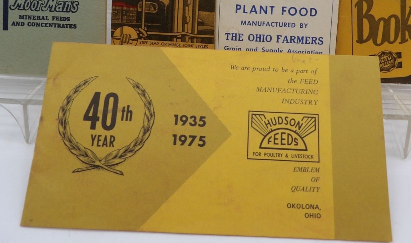 Vintage 1950′-1970’s Farm Ephemera Lot: MoorMans Booklets & Ohio Farmers Flyer