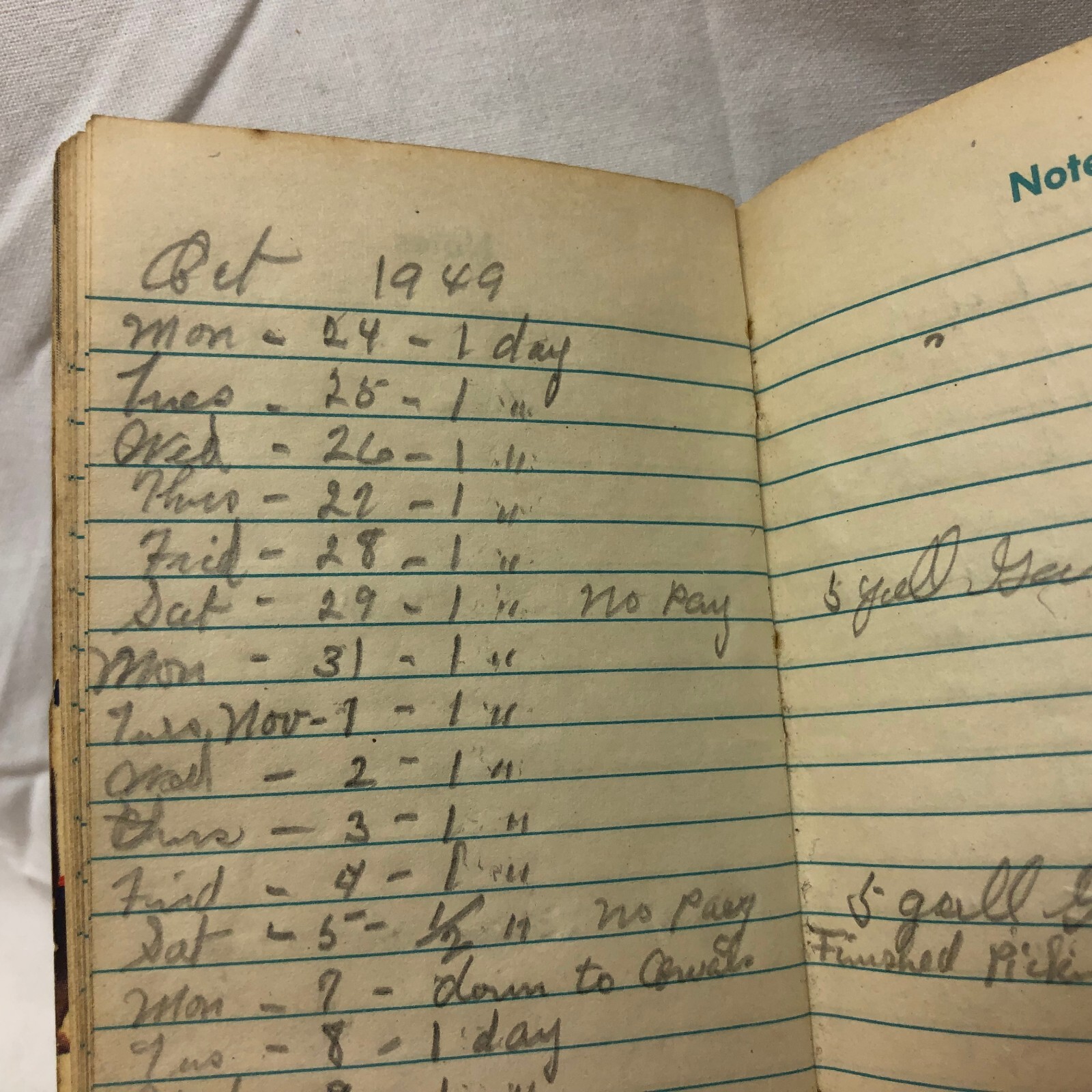 3 Vintage 1953 Farmers Pocket Notebooks Advertising Armour Swift’s Funk’s Hybrid