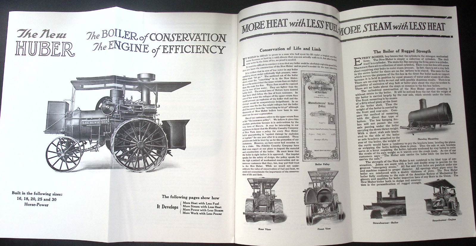 More for Less The New Huber Traction Engine brochure reproduction