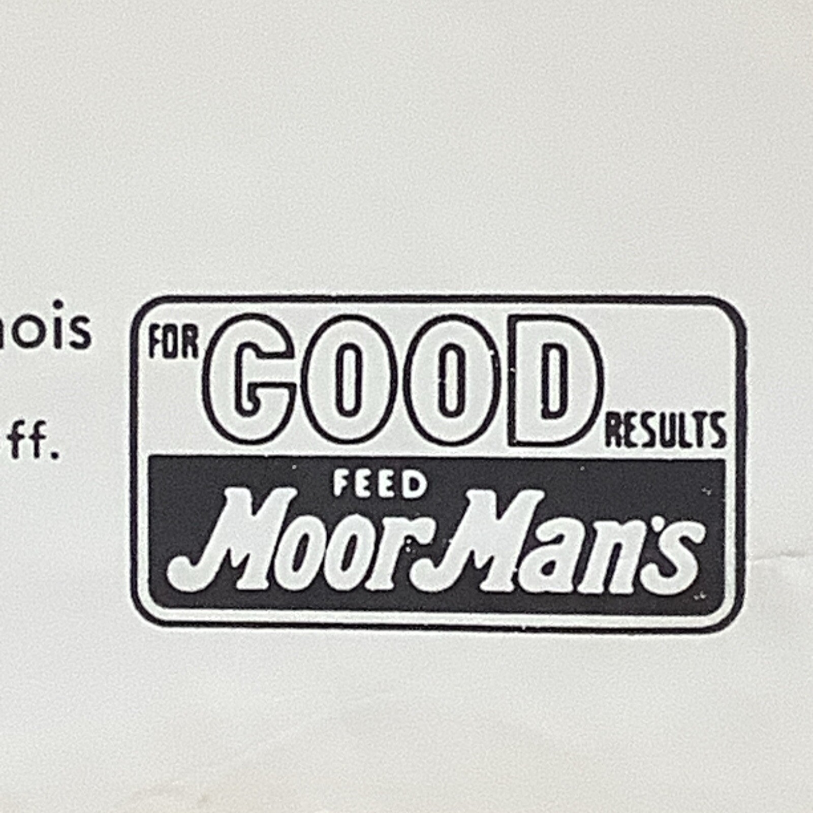 Vintage Moor Man’s Poster Quincy Illinois Stockmen INV-AA01X