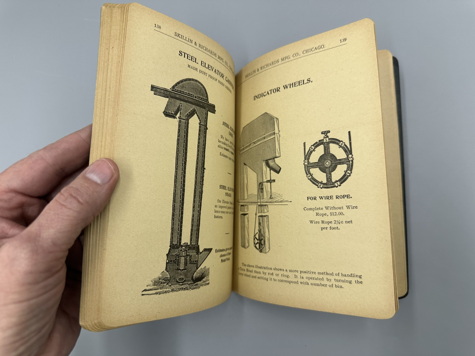 1903 Skillin Richards CATALOG Farm HANGERS Mfg ELEVATORS Mills Antique Advertise