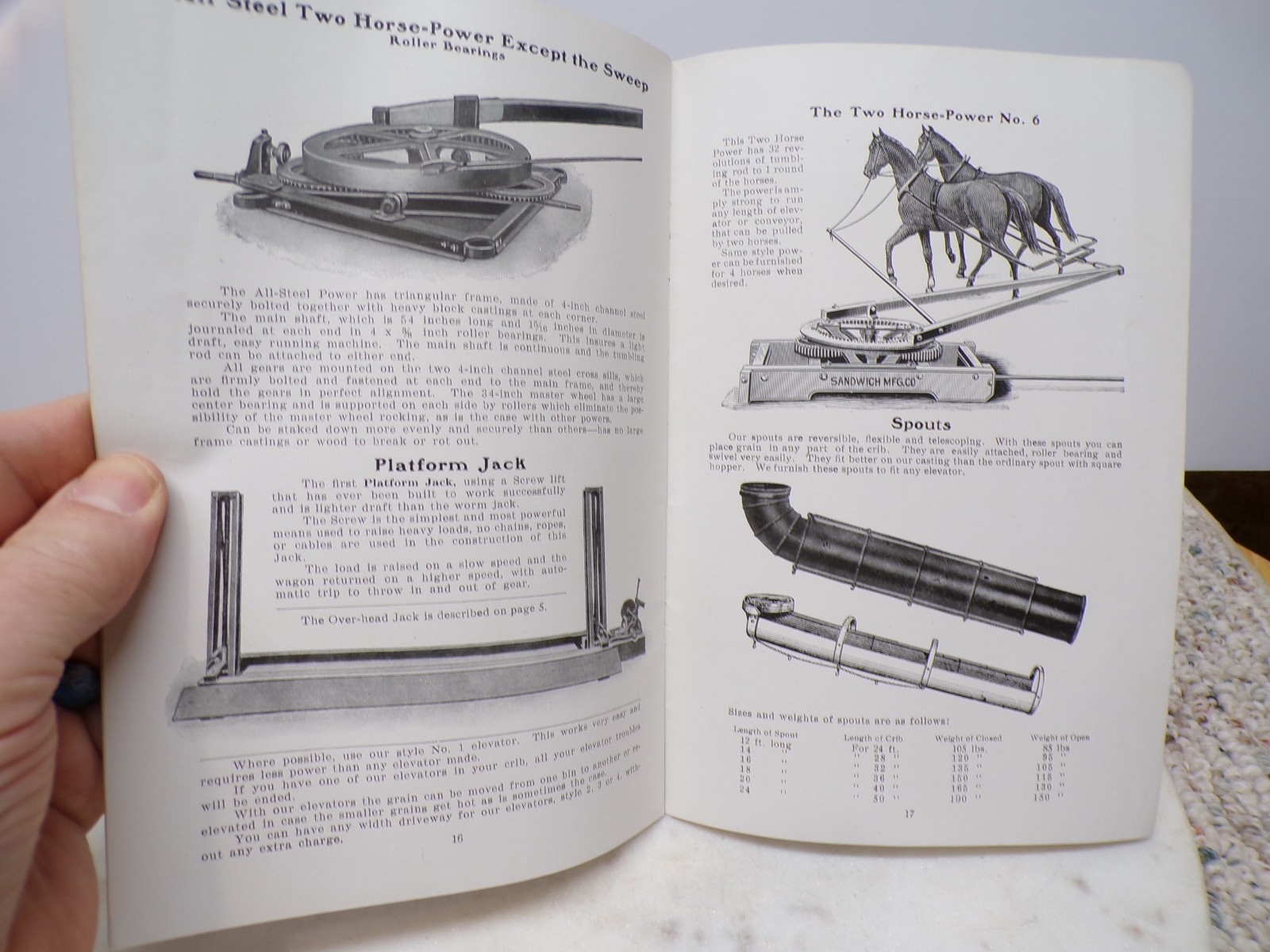 1912 Meyer’s Upright stationary Elevators-Gas Engines Catalog-Prices Morton ILL