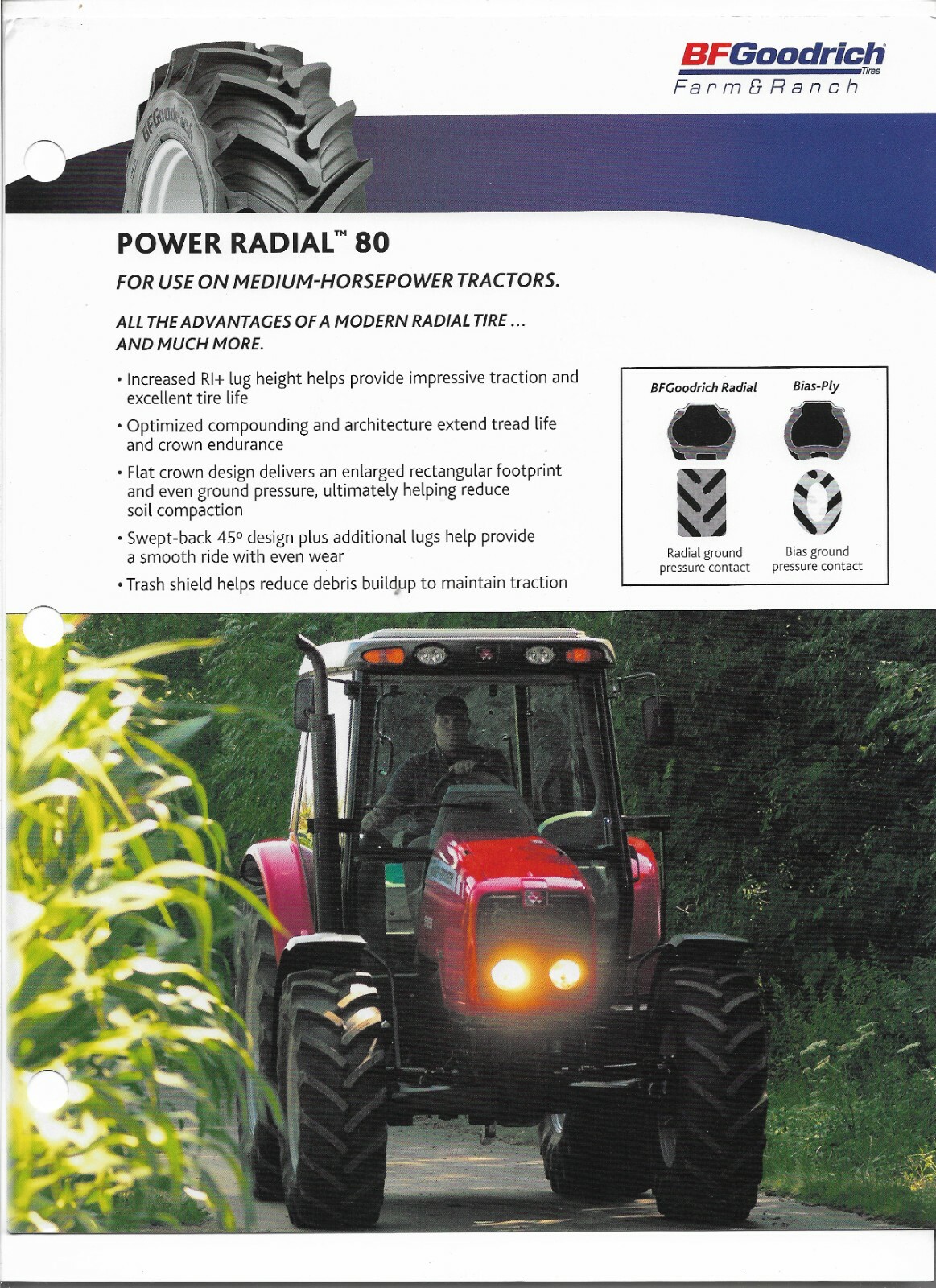 Original 09/05 BF Goodrich Farm & Ranch Power Radial Sales Brochure # BUT21366