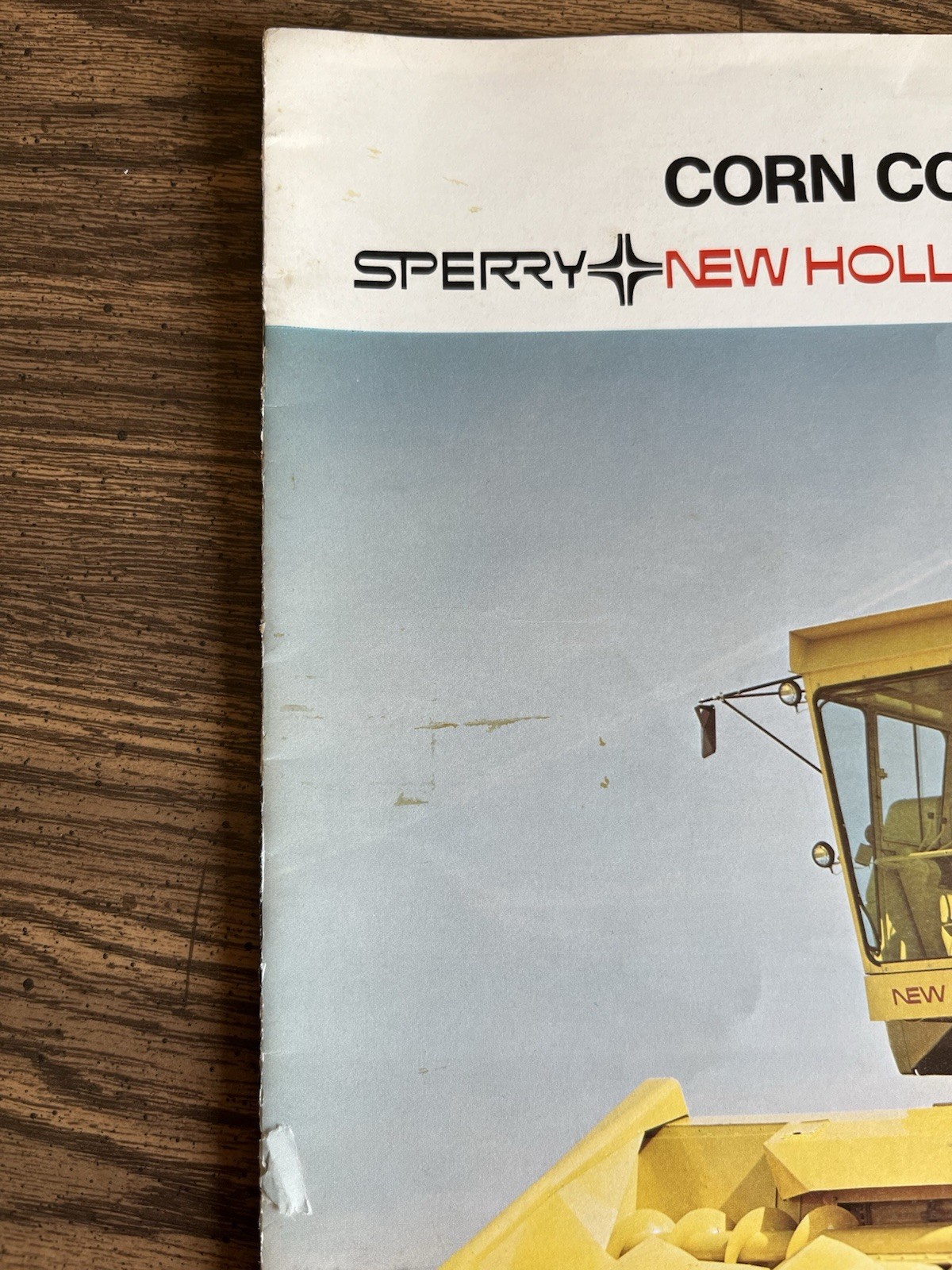 New Holland Corn Combine 1400 1500 Sales Brochure 1976