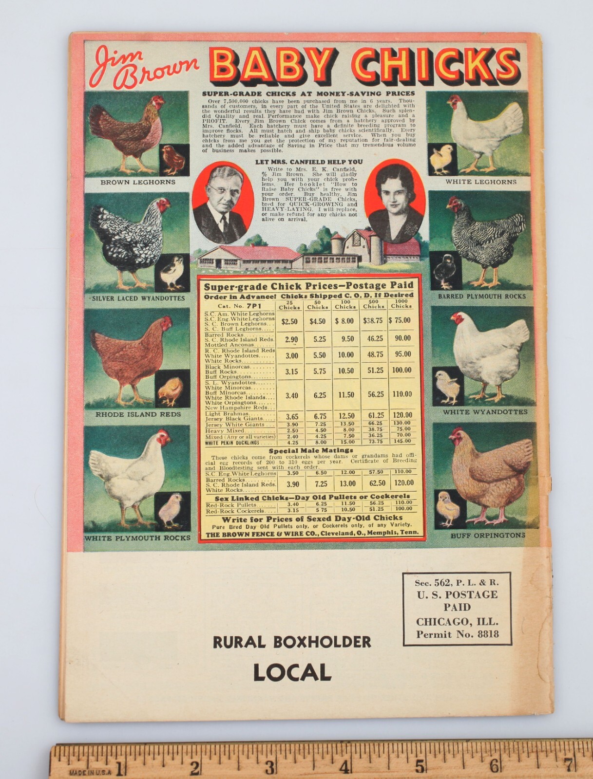 1930s Jim Brown’s Fence & Wire Bargain Book Farm Supply Catalog Cleveland