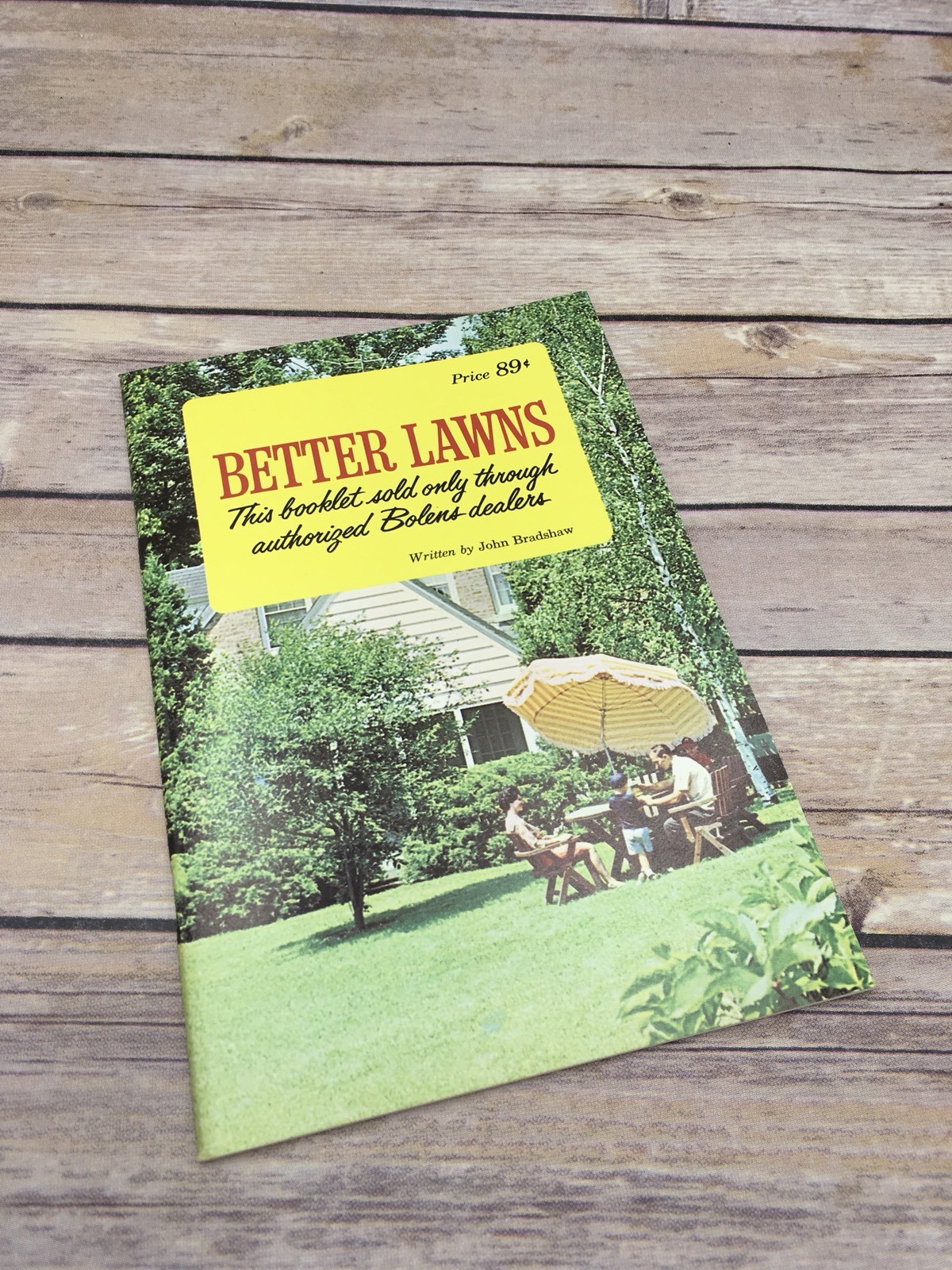 Vintage 1965 Better Lawns Pamphlet Booklet Sold Bolens Authorized Dealers