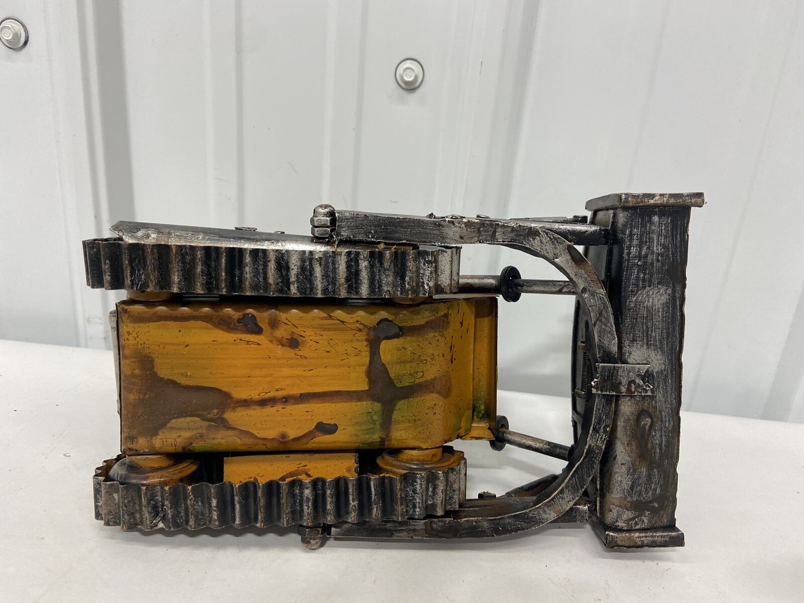 Vintage Bulldozer Metal Scale Model 10″ Collector Construction Bulldozer