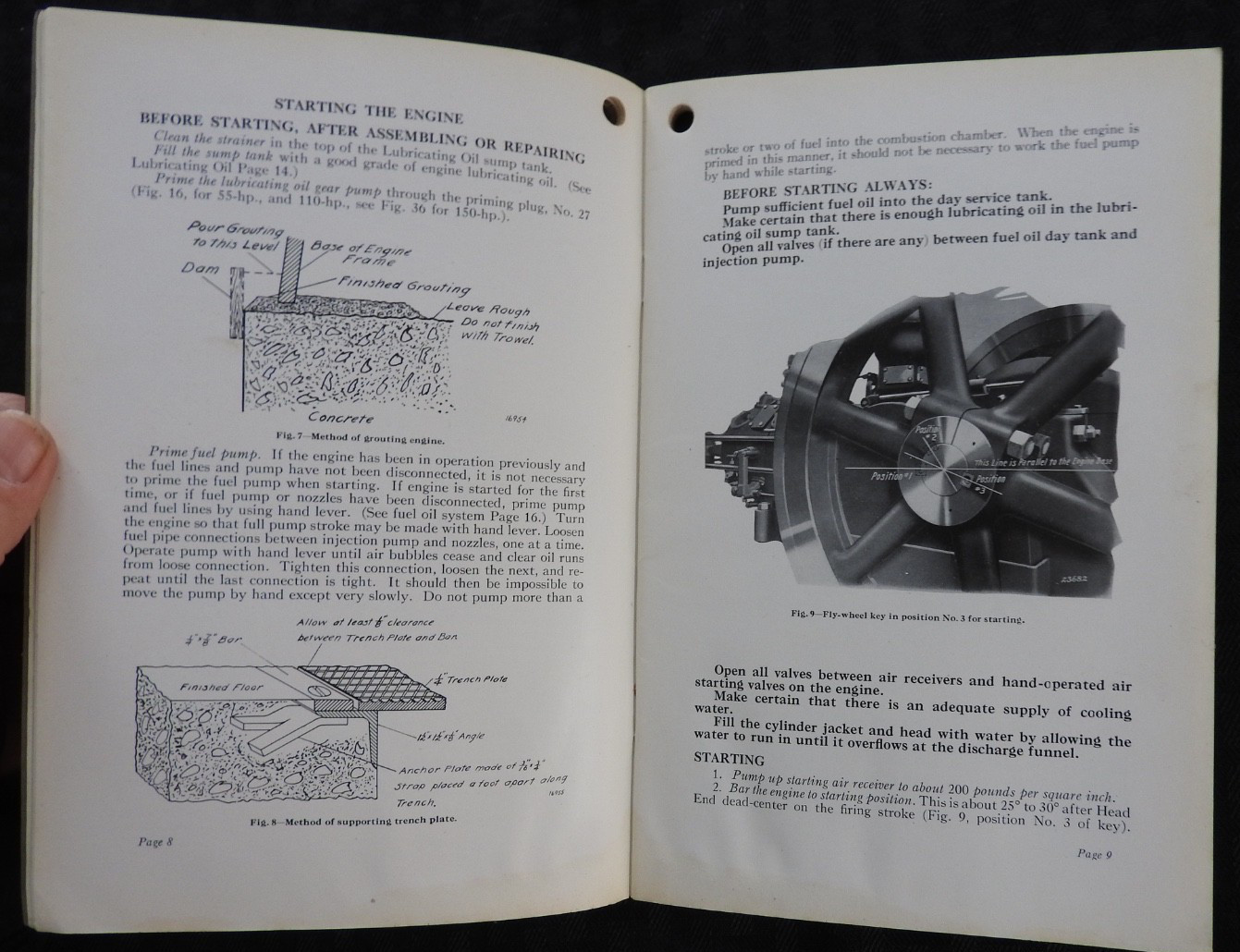 1927 Ingersoll-Rand “TYPE PO” Hit-N-Miss Oil Engines Operators Manual ORIGINAL!