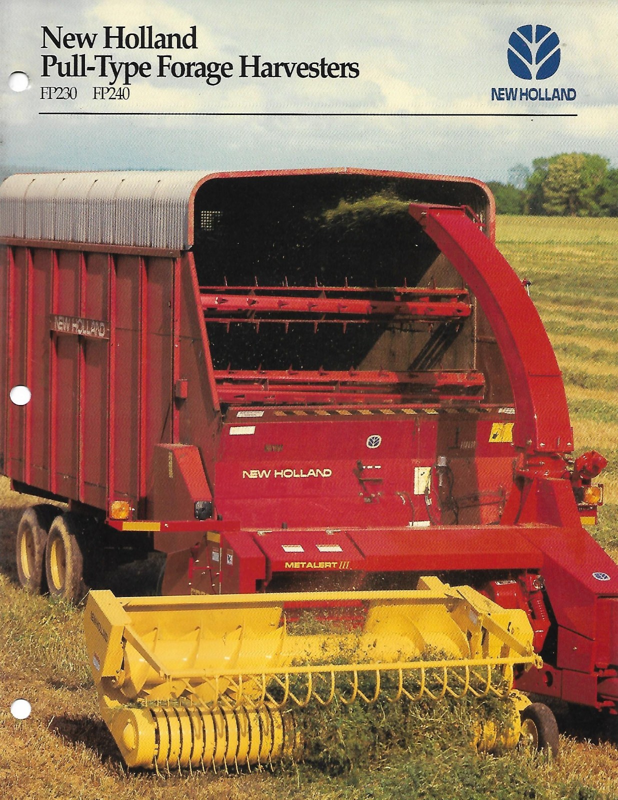 Farm Equipment Brochure – New Holland – FP 230 240 Forage Harvester 1999 (F9410)