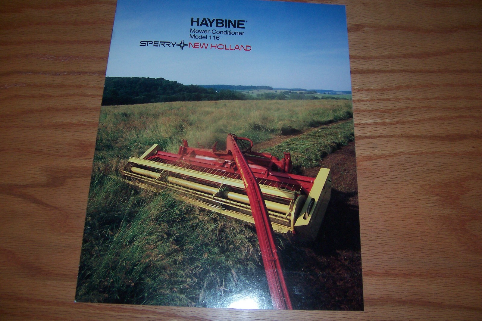 SPERRY NEW HOLLAND HAYBINE, MOWER CONDITIONER 116, LIT # 31011610-10 1984