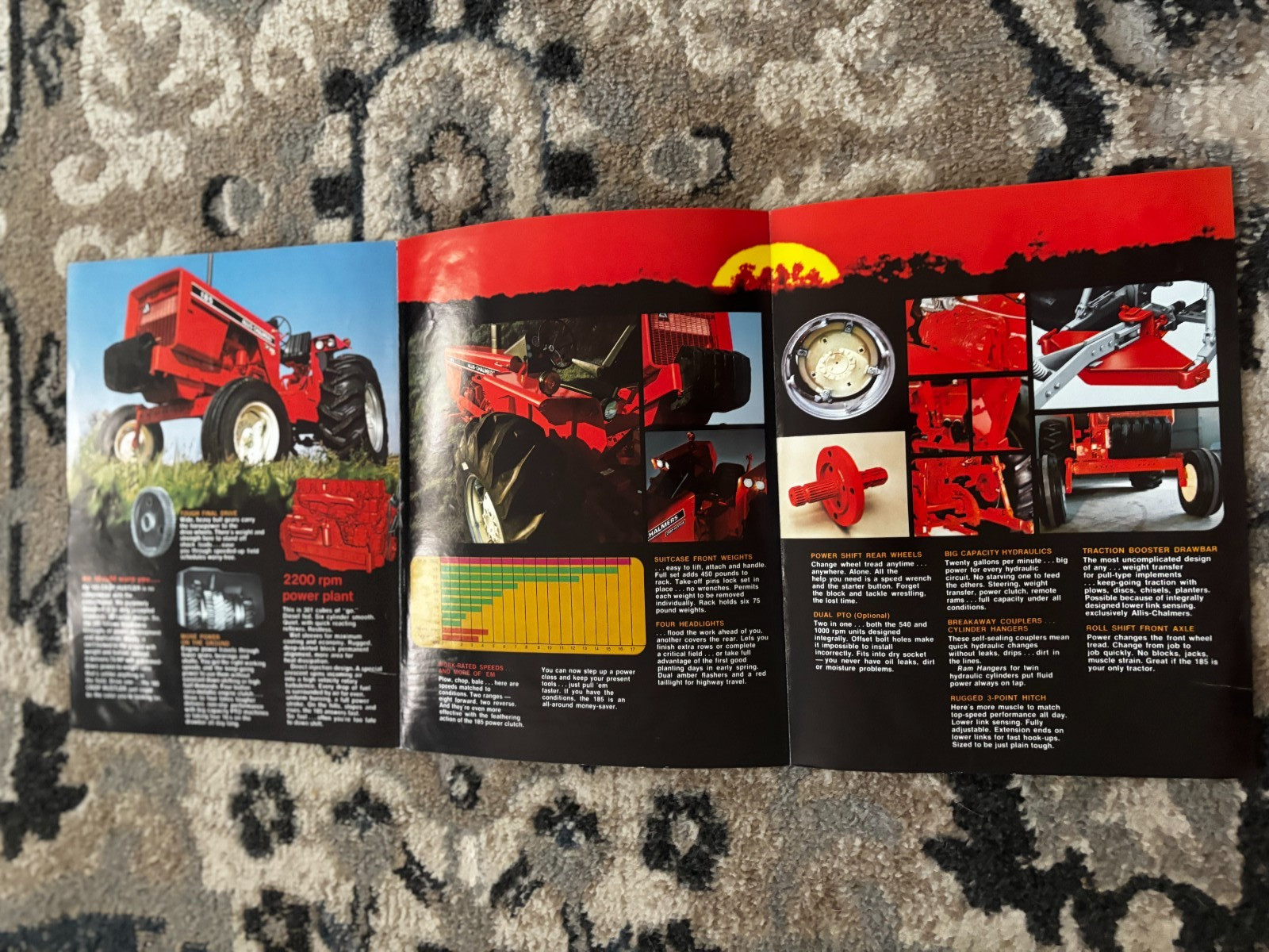 Allis Chalmers 185 Tractor For 1971 Brochure DCPA26