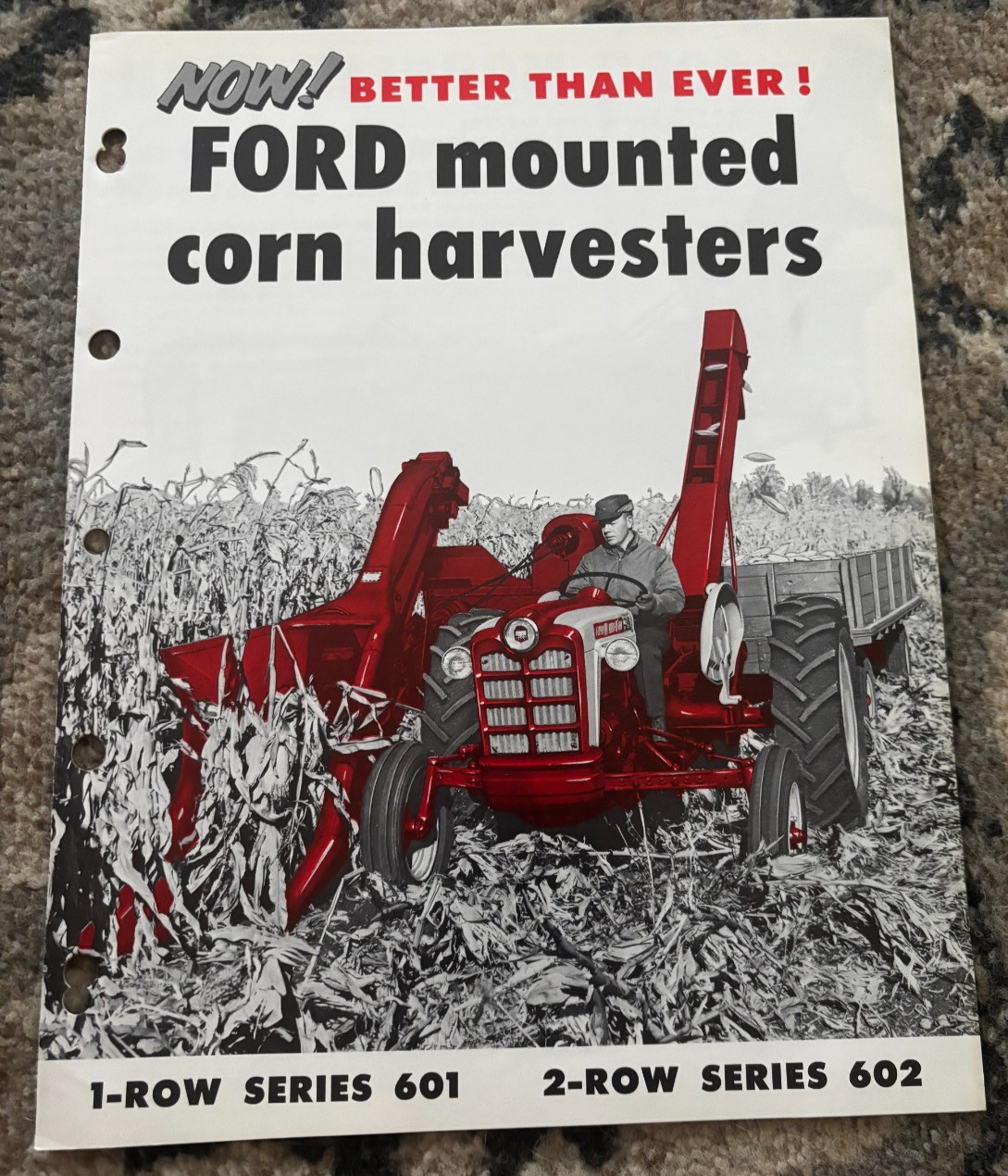 Ford Mounted Corn Pickers Harvester Brochure DCPA26