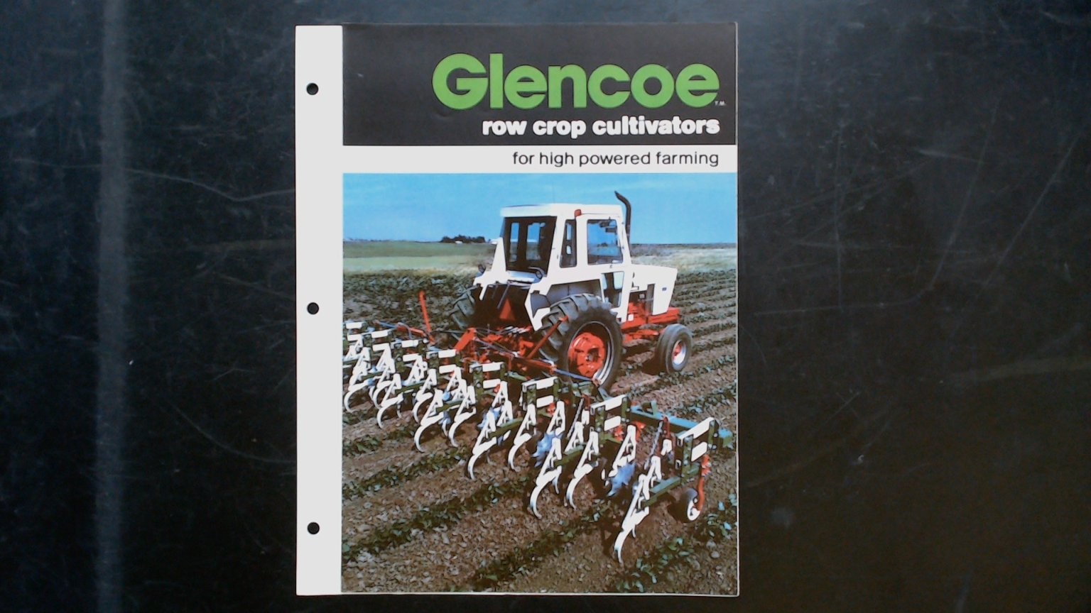 Glencoe Row Crop Cultivators Brochure 1970s Agriculture Farming