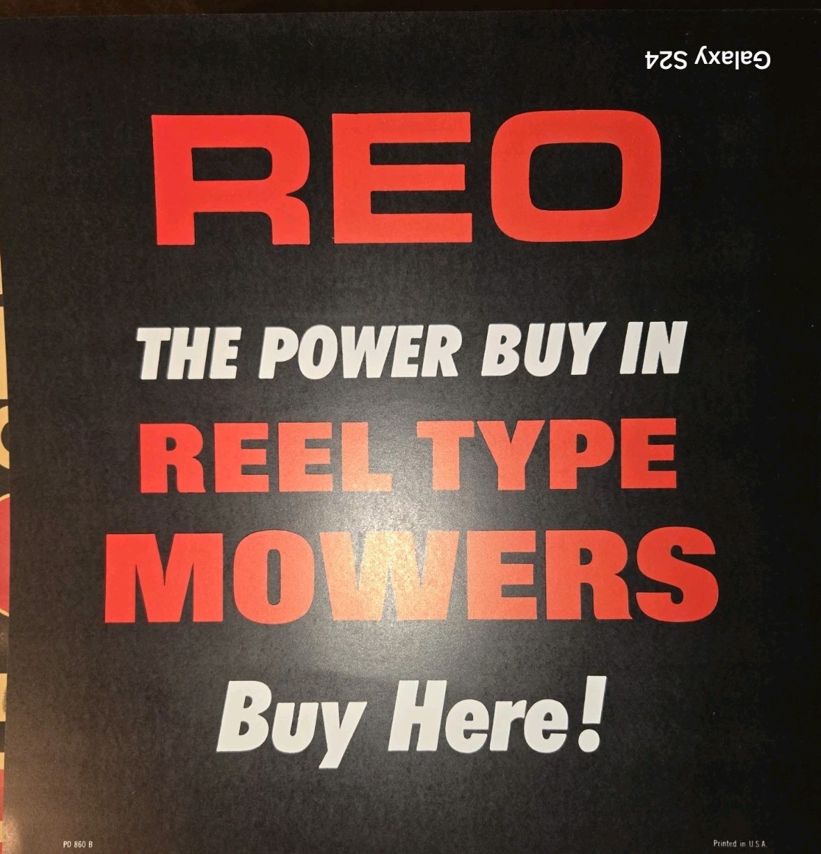 NOS WHEEL HORSE “THE BIG ONE” FOR BIG SALES WHEEL HORSE HOMECHORE TRACTORS