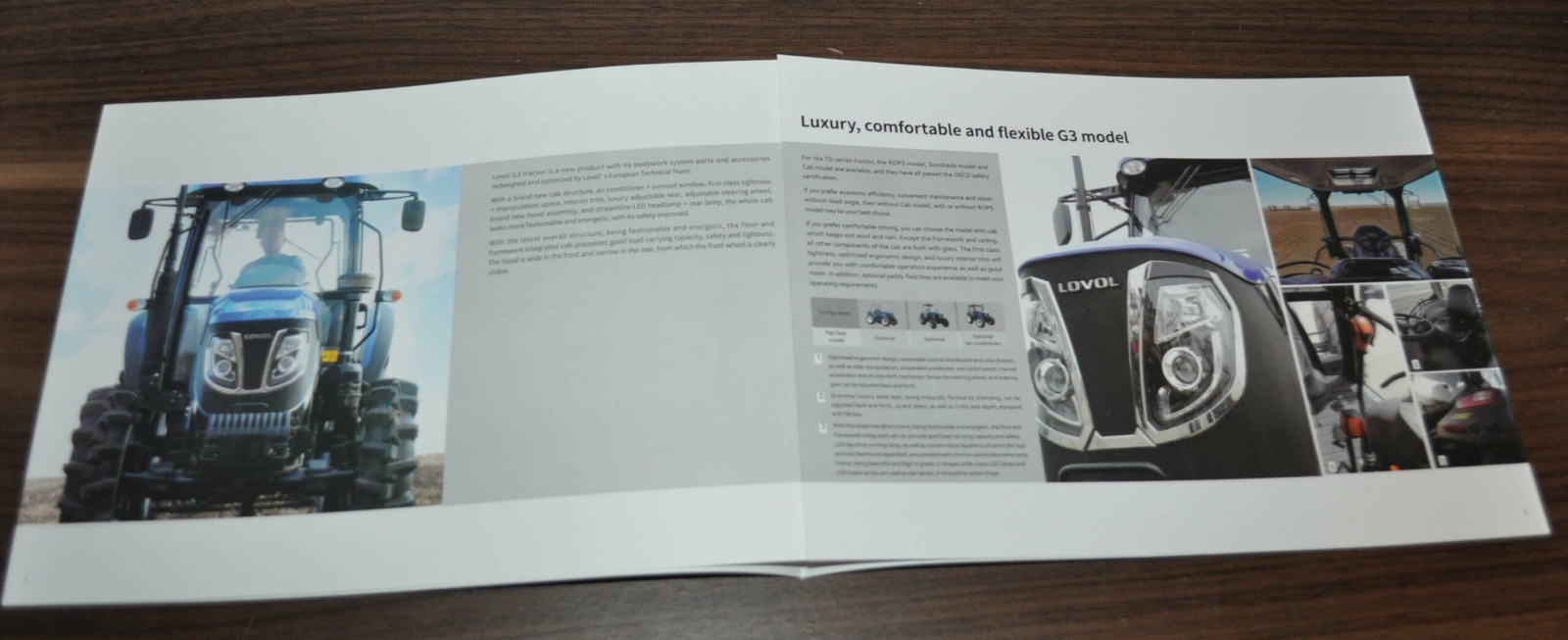 Lovol TD Series 80-100 HP Tractor China Specification Brochure Prospekt