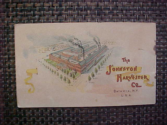 THE JOHNSON HARVESTER CO. – Color Lithograph Catalog – 1890’s