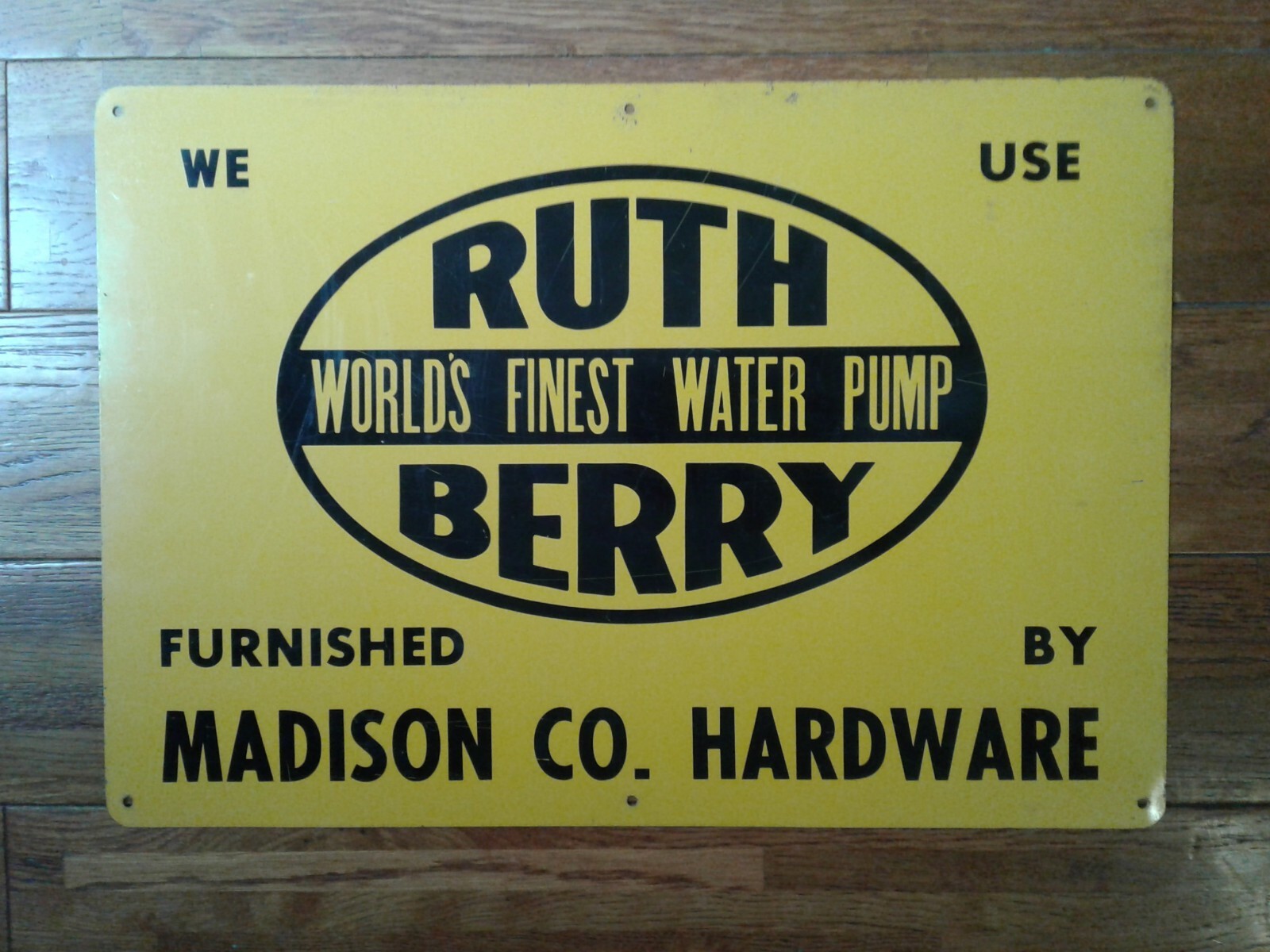 Vintage Collectible Agriculture Advertising Ruth Berry Madison Co. Hardware…