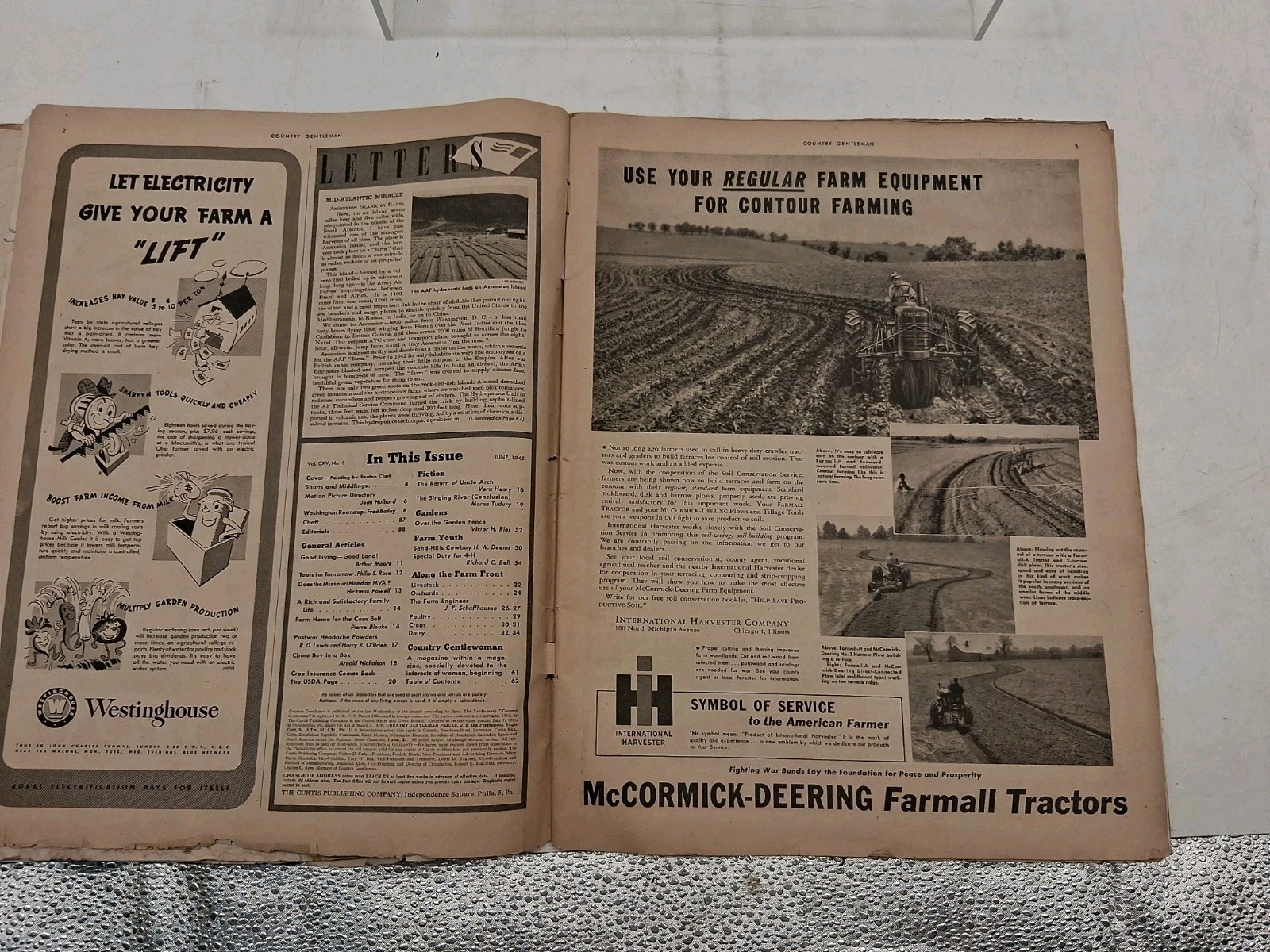 Vtg Capper’s Farmer July 1951 Cattle Agriculture 1945 Country Gentleman Damaged