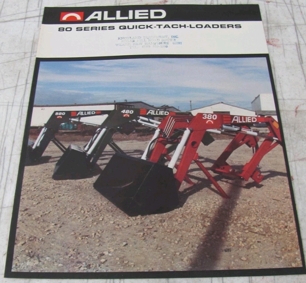 Allied Quick Attach-Loaders Series 80 Sales Brochure