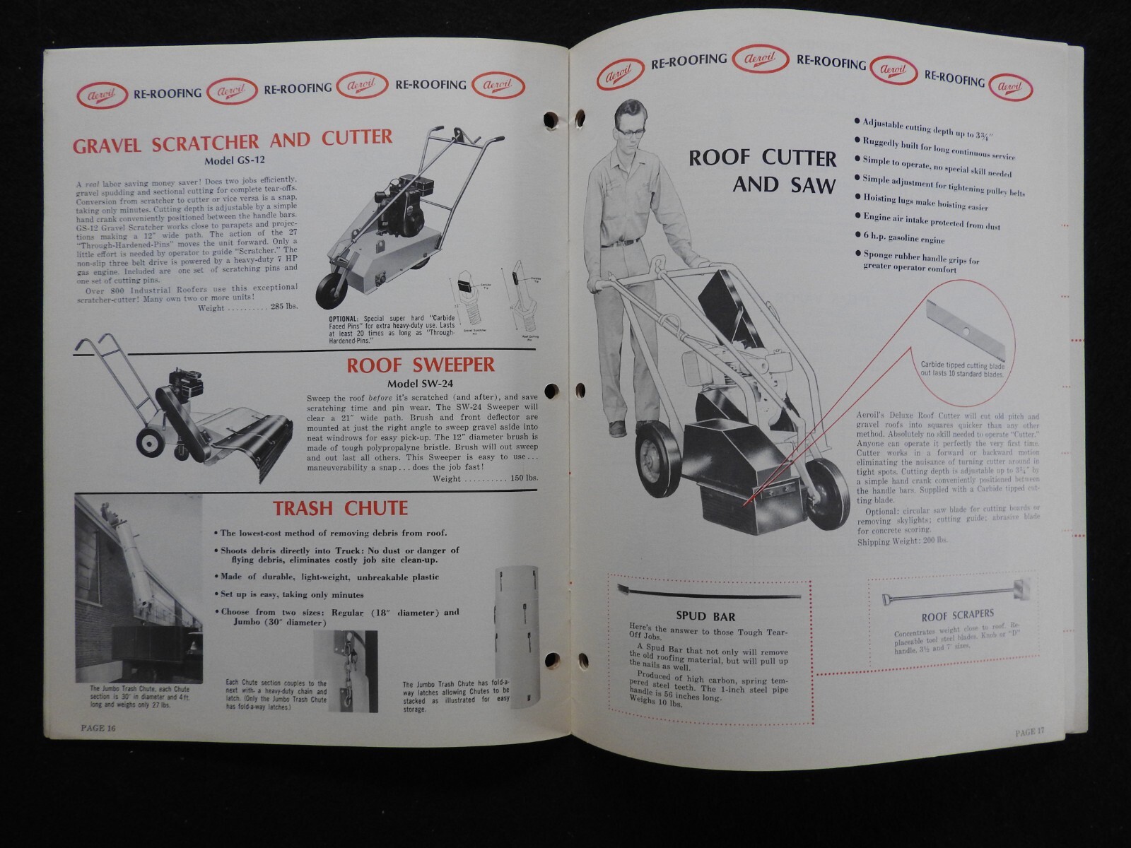 1968 Aeroil Products Co. “Roofers Equipment” Sales Catalog Hackensack NJ