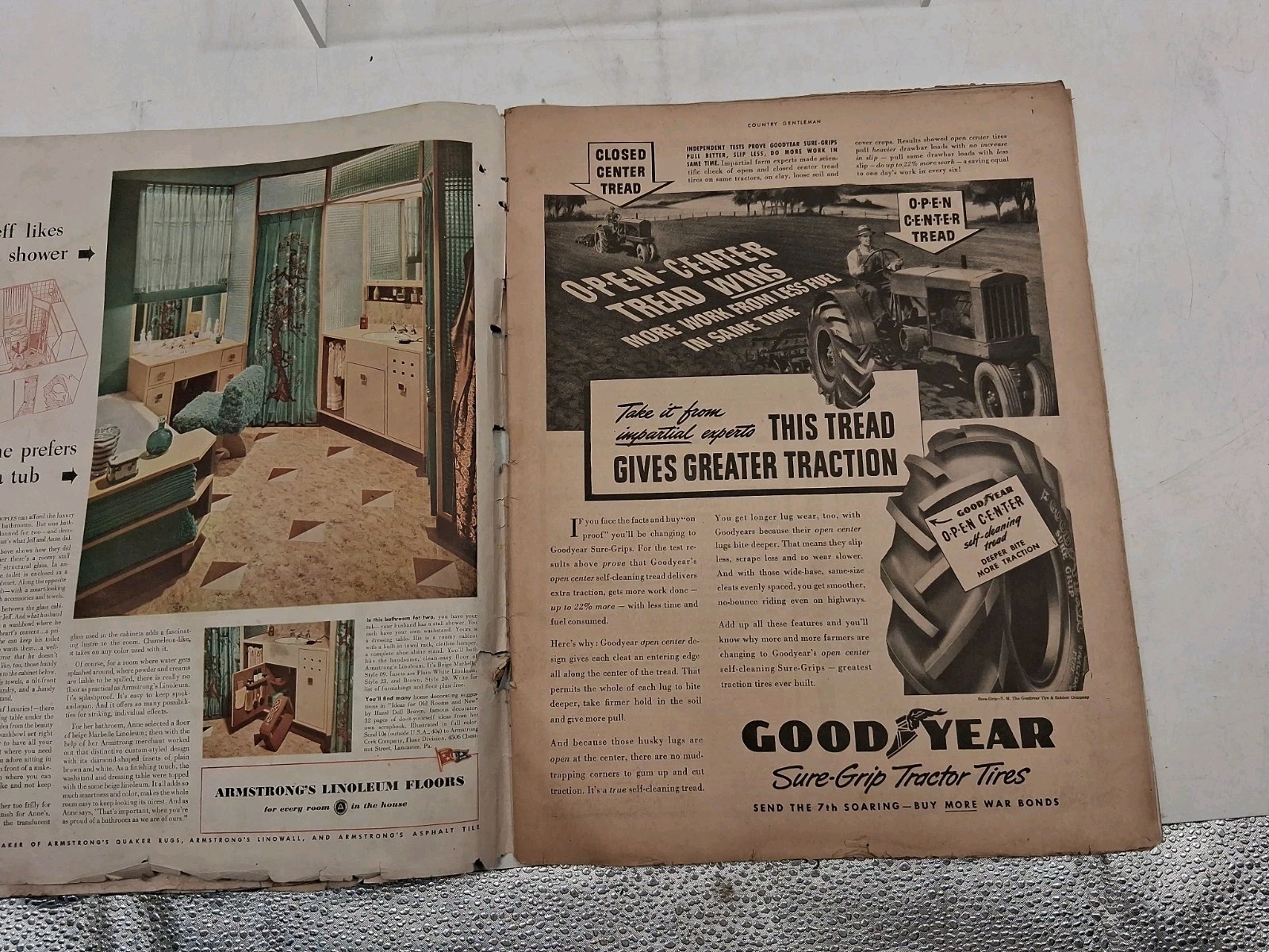 Vtg Capper’s Farmer July 1951 Cattle Agriculture 1945 Country Gentleman Damaged