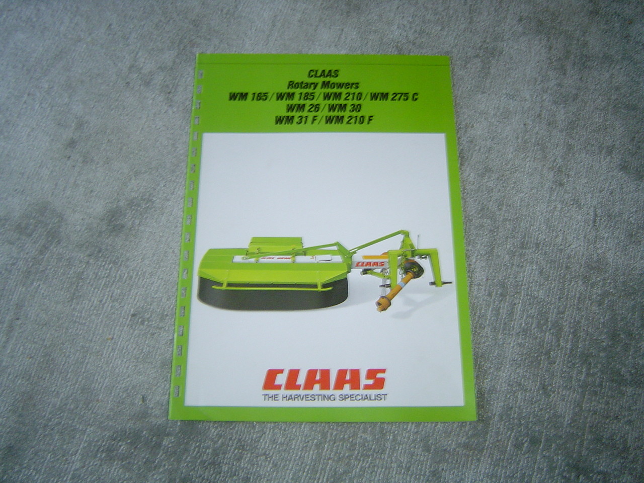 CLAAS rotary mowers brochure