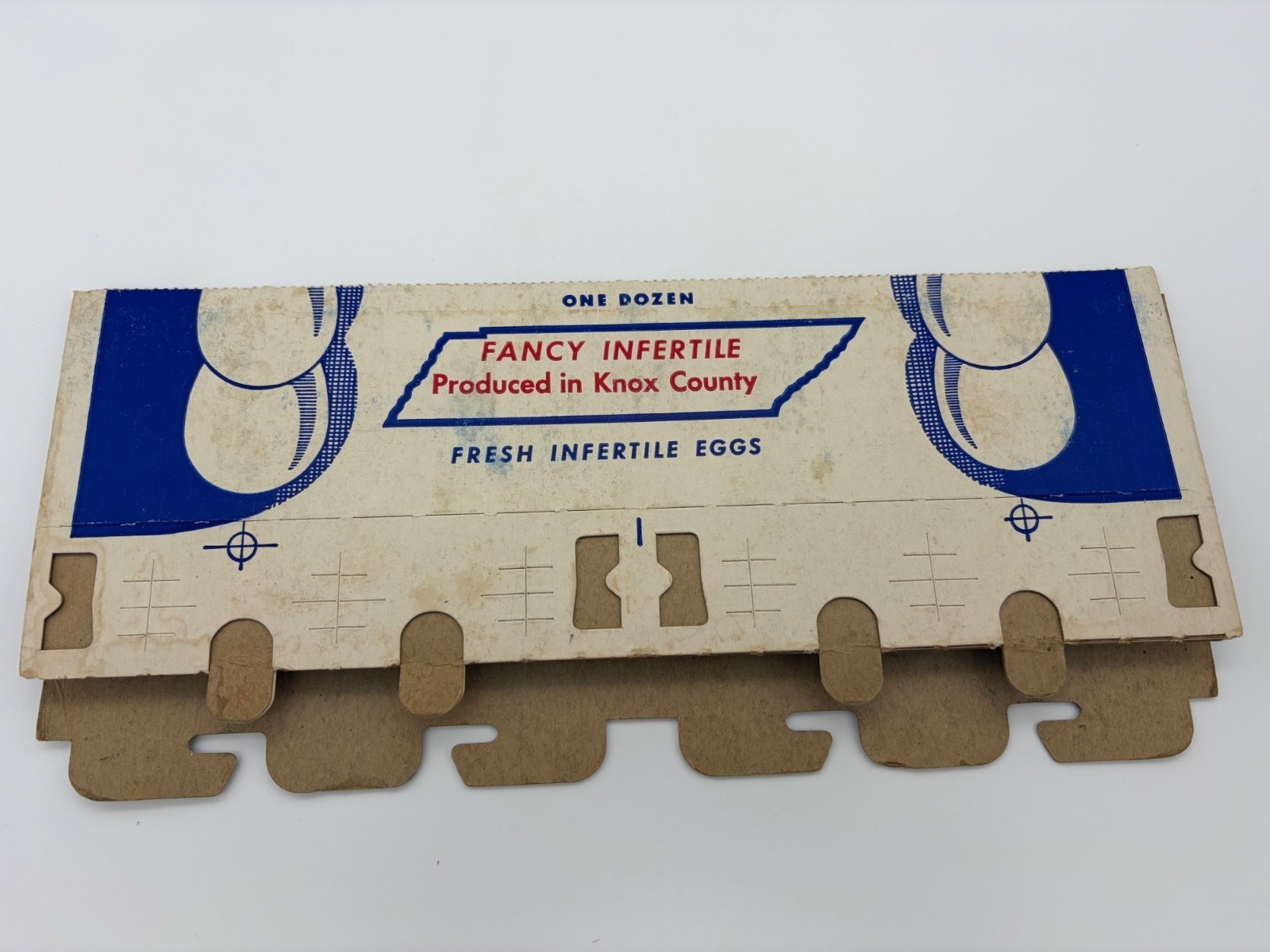 Vintage Scott’s Egg Farm Knoxville TENN Egg Cartons Pair Grade A Medium Local Ad