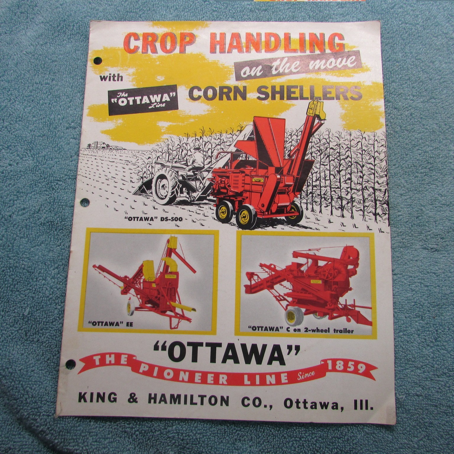 3 Brochure’s: Ottawa Crop Handling, Smoker Eq. & Michigan Minimum Tillage