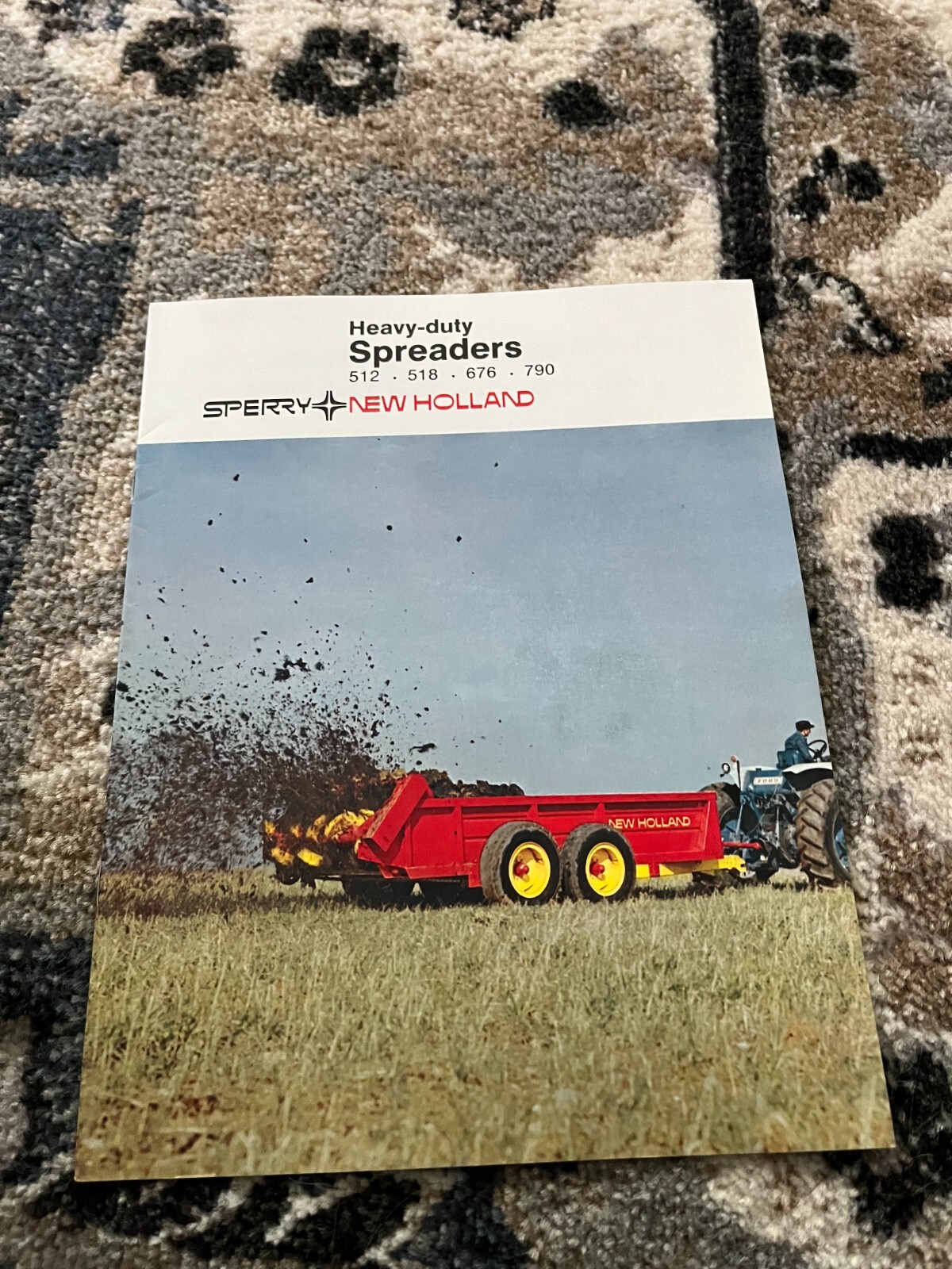 New Holland 512 518 676 790 Manure Spreader For 1974 Brochure FCCA